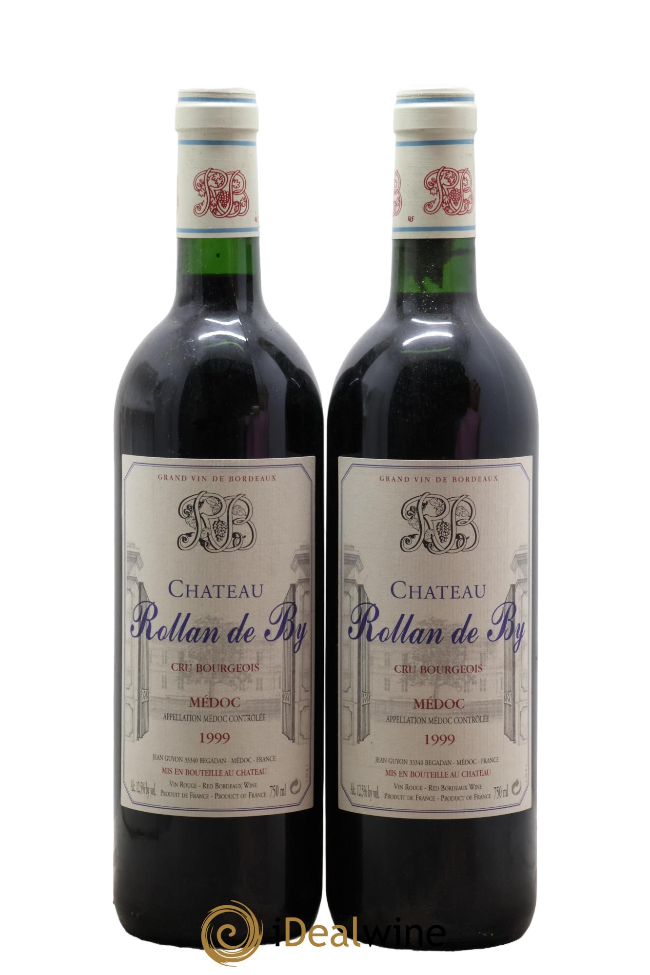 Château Rollan de By Cru Bourgeois 1999 - Lot de 2 bouteilles - 0