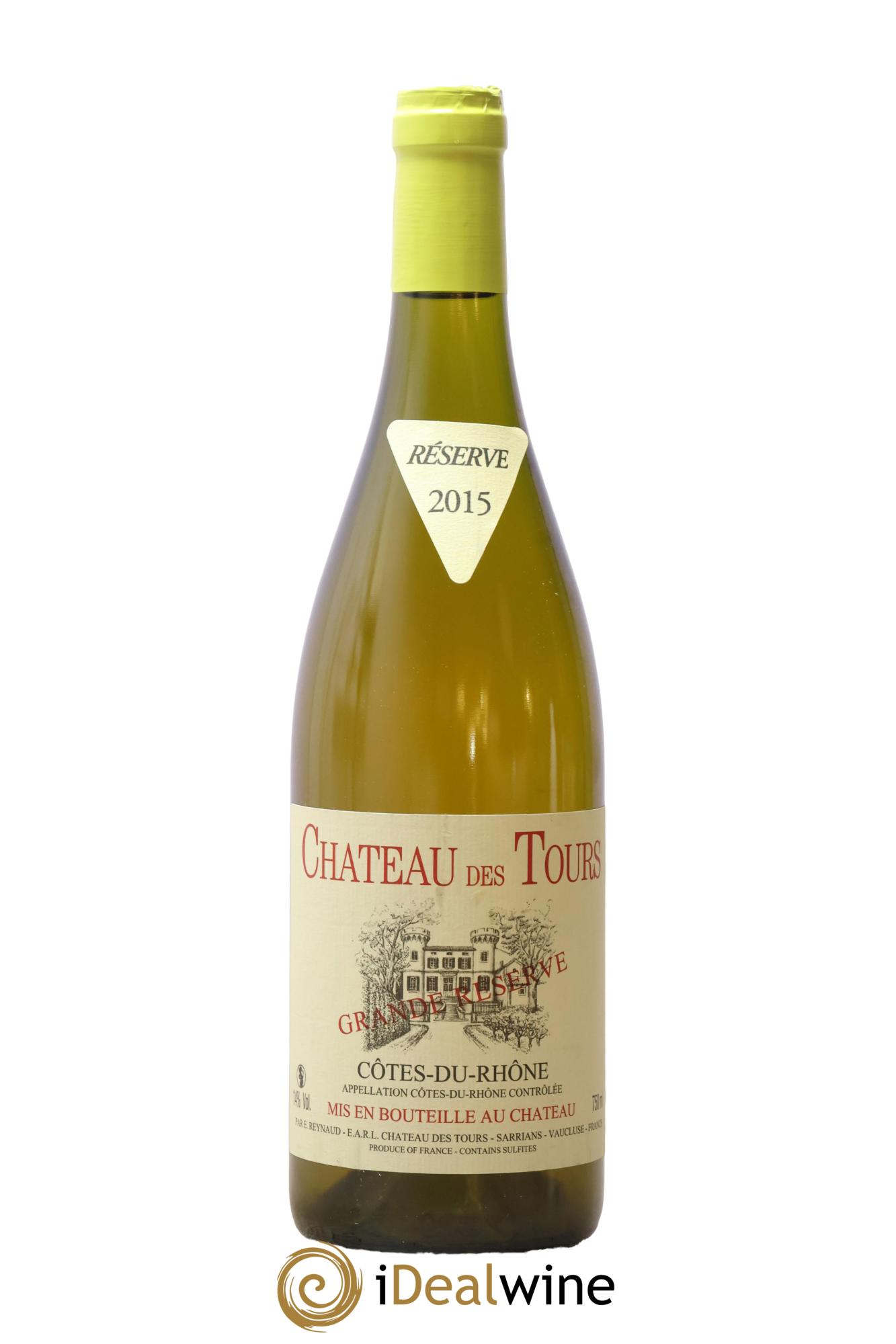 Côtes-du-Rhône Château des Tours Grande Réserve Emmanuel Reynaud 2015 - Posten von 1 Flasche - 0