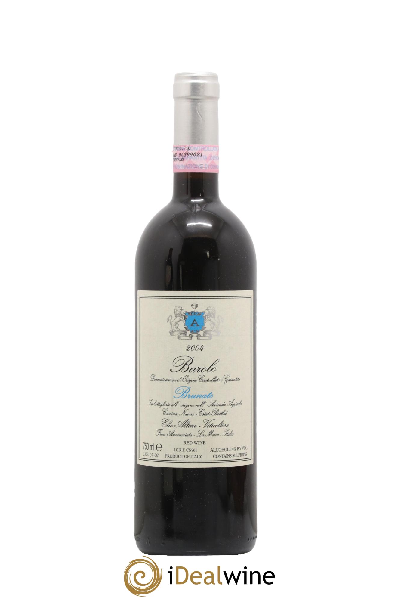 Barolo DOCG Brunate Elio Altare 2004 - Lot of 1 bottle - 0