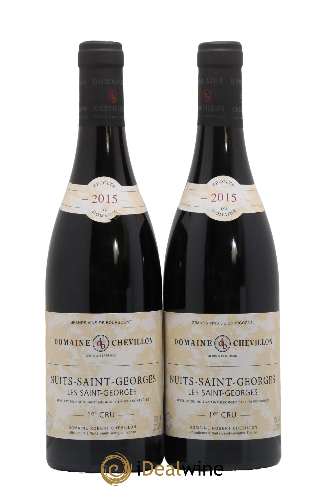 Nuits-Saint-Georges 1er Cru Les Saint Georges Robert Chevillon 2015 - Lot de 2 bouteilles - 0