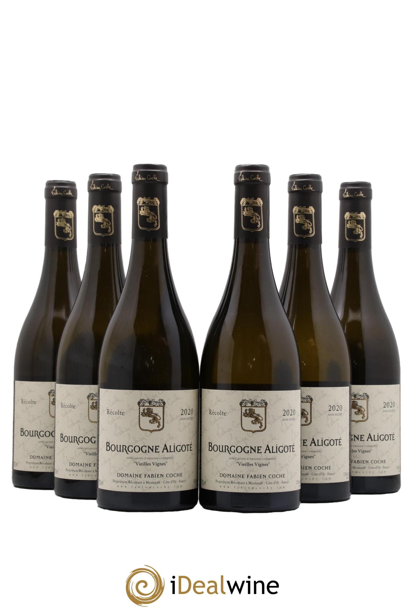 Bourgogne Aligoté Vieilles Vignes Domaine Fabien Coche 2020 - Lot de 6 bouteilles - 0