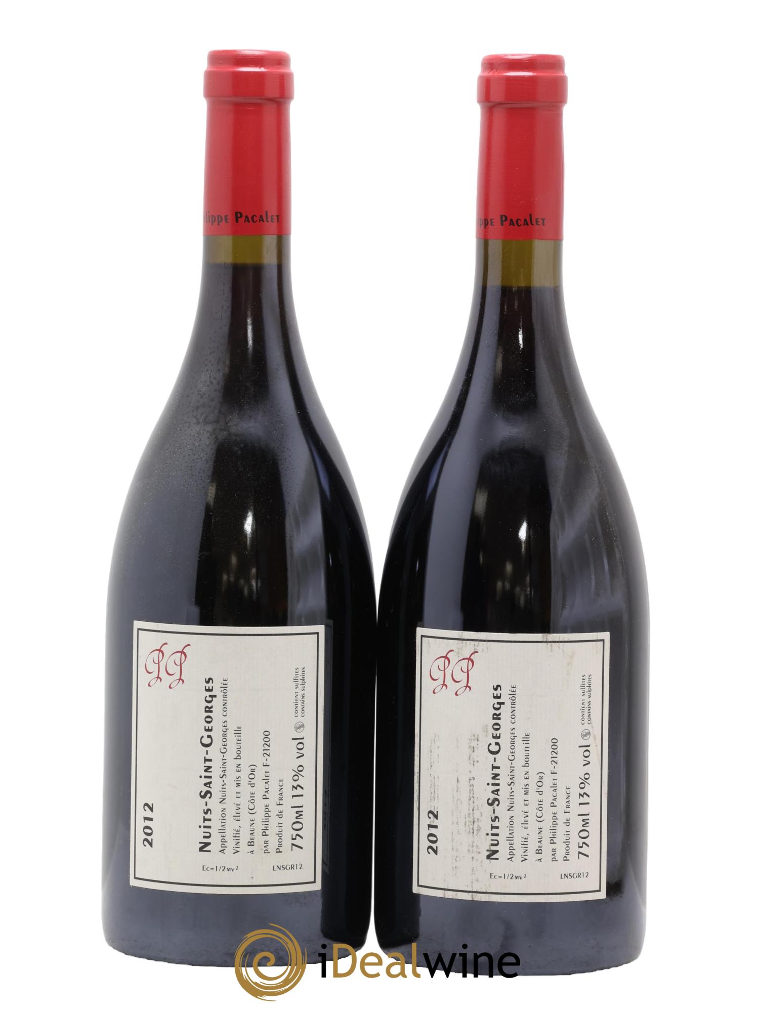 Nuits-Saint-Georges Philippe Pacalet 2012 - Lot de 2 bouteilles - 1