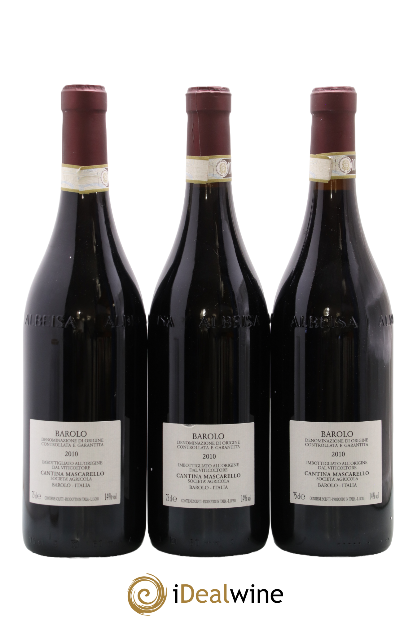 Barolo DOCG Bartolo Mascarello 2010 - Lot de 3 bouteilles - 1