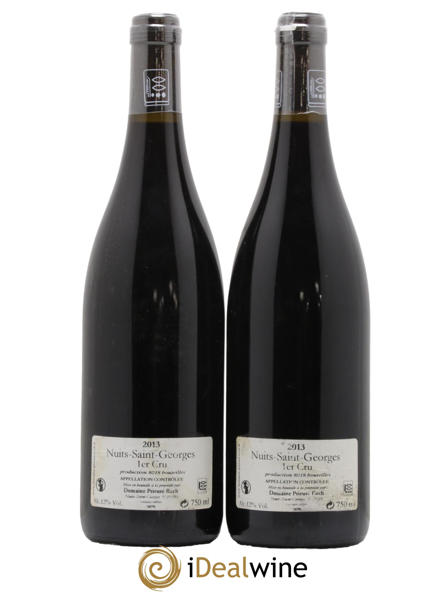 Nuits-Saint-Georges 1er Cru Vieilles Vignes Prieuré Roch 2013 - Lot de 2 bouteilles - 1