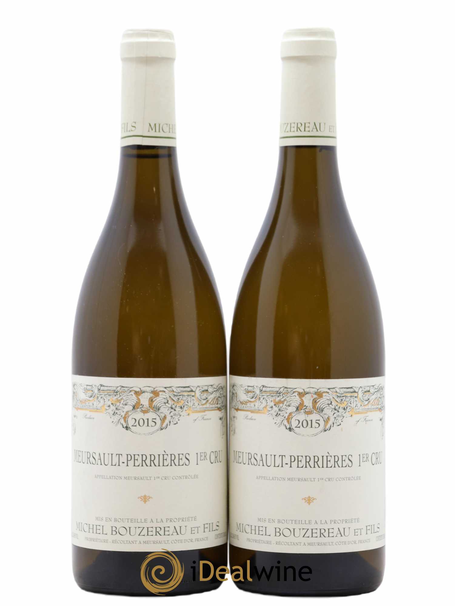 Meursault 1er Cru Perrières Michel Bouzereau et Fils (Domaine) 2015 - Lot de 2 bouteilles - 0
