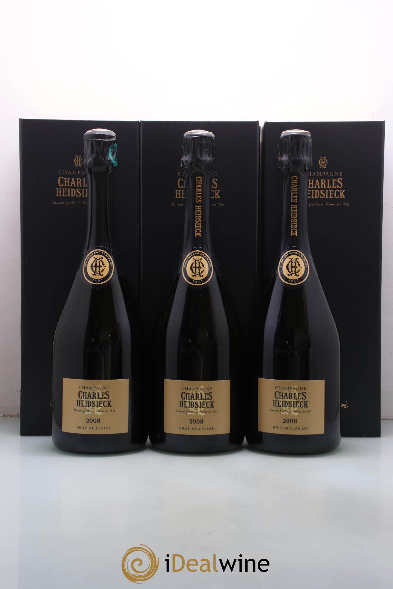 Brut Charles Heidsieck 2008 - Lotto di 3 bottiglie - 2