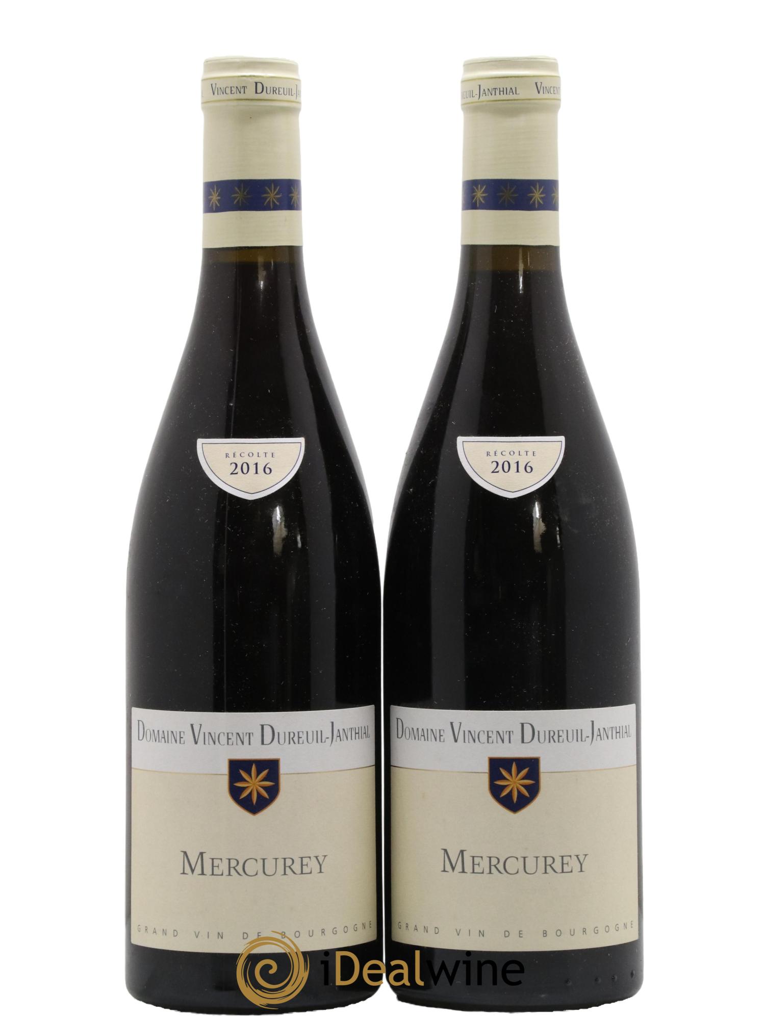 Mercurey Domaine Dureuil Janthial 2016 - Lot de 2 bouteilles - 0
