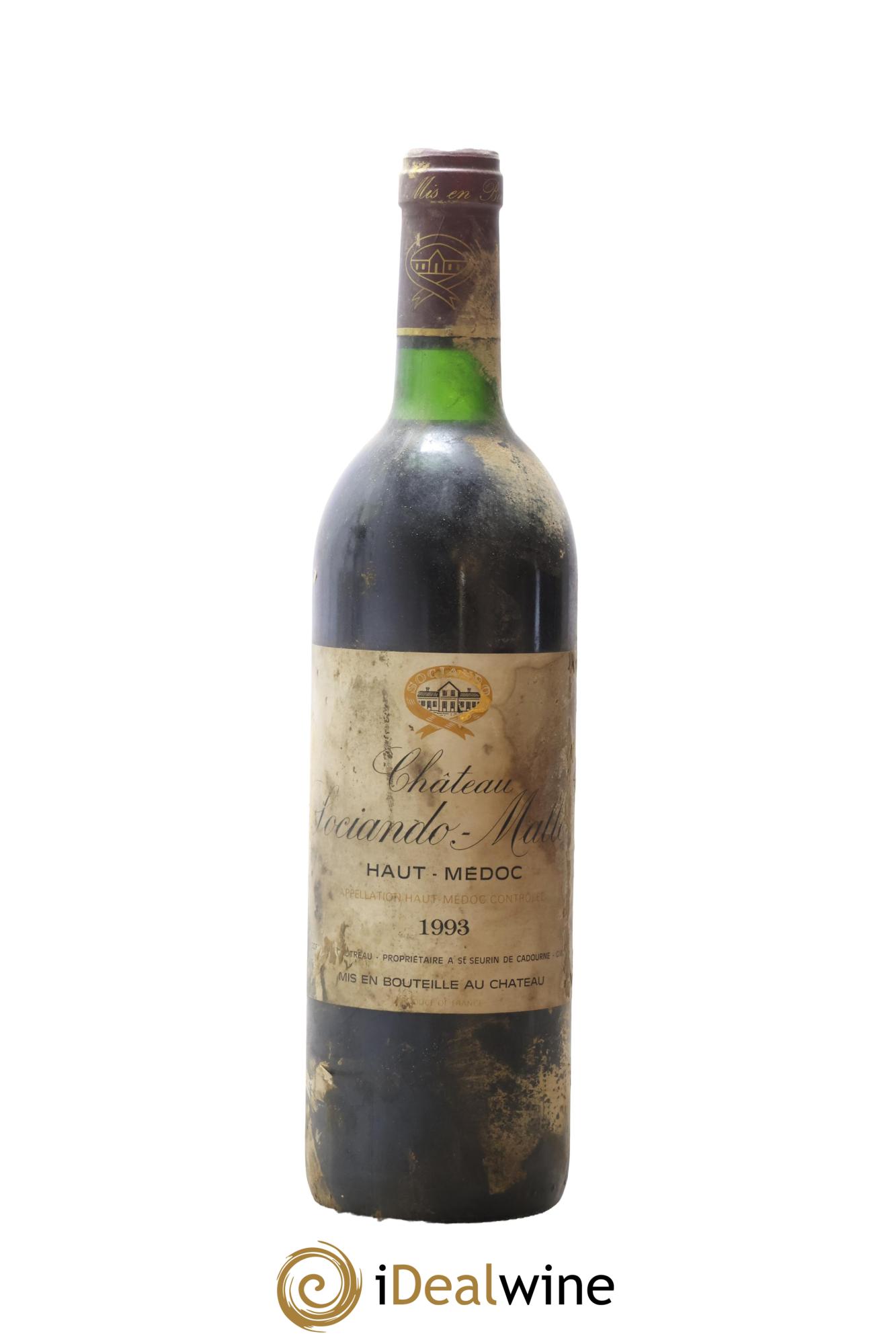 Château Sociando Mallet 1993 - Lotto di 1 bottiglia - 0