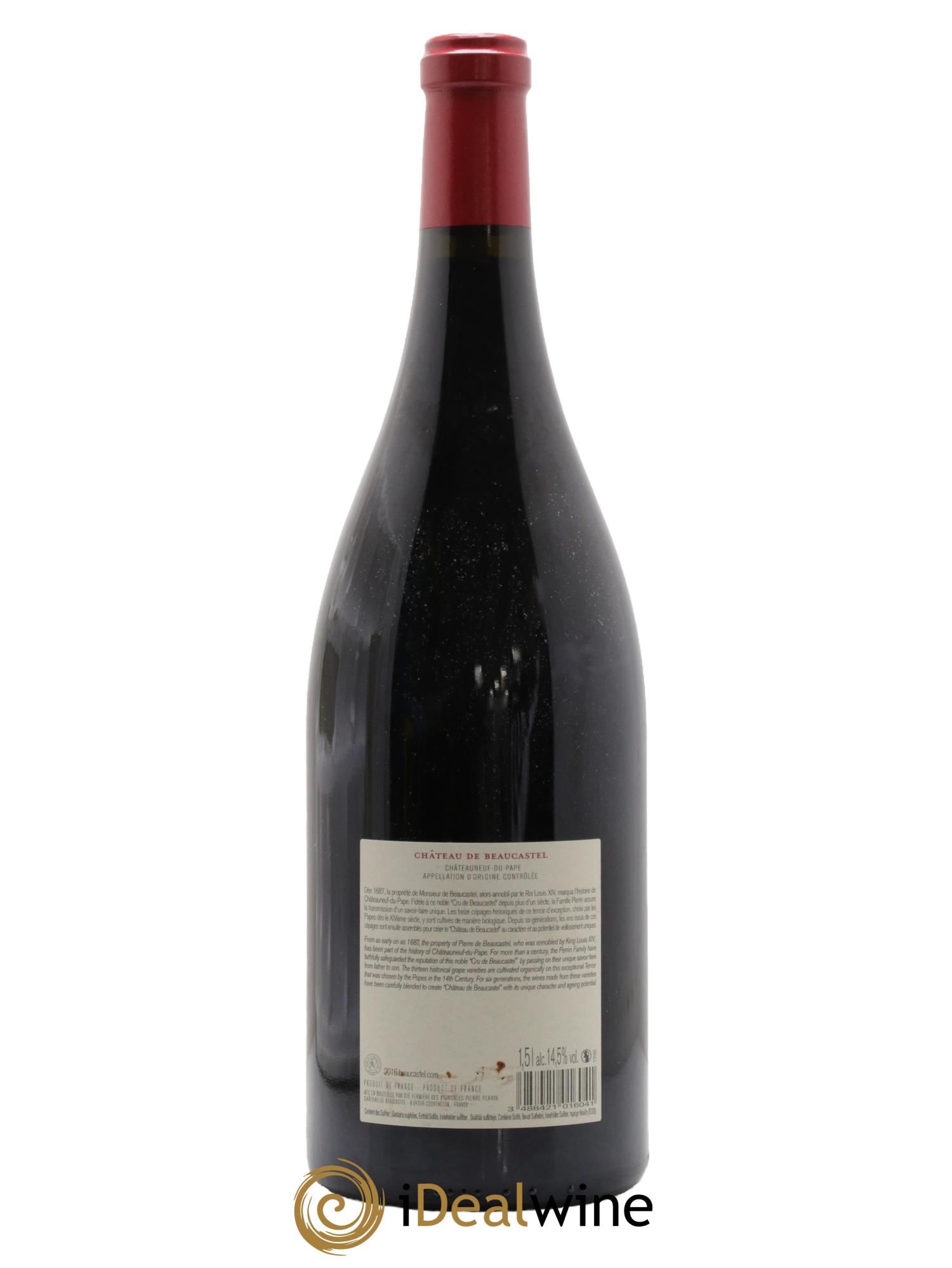Châteauneuf-du-Pape Château de Beaucastel Famille Perrin 2016 - Lot de 1 magnum - 1