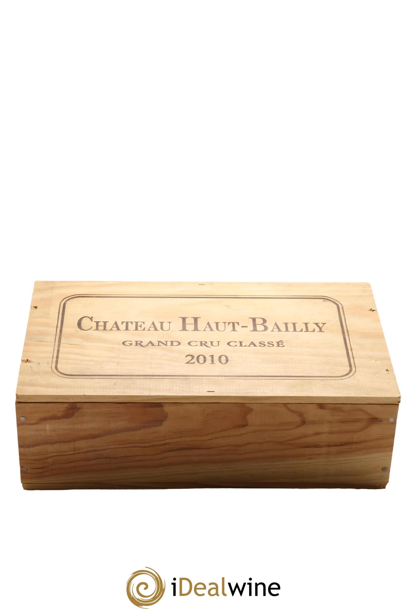 Château Haut-Bailly Cru Classé de Graves 2010 - Lotto di 2 bottiglie - 1