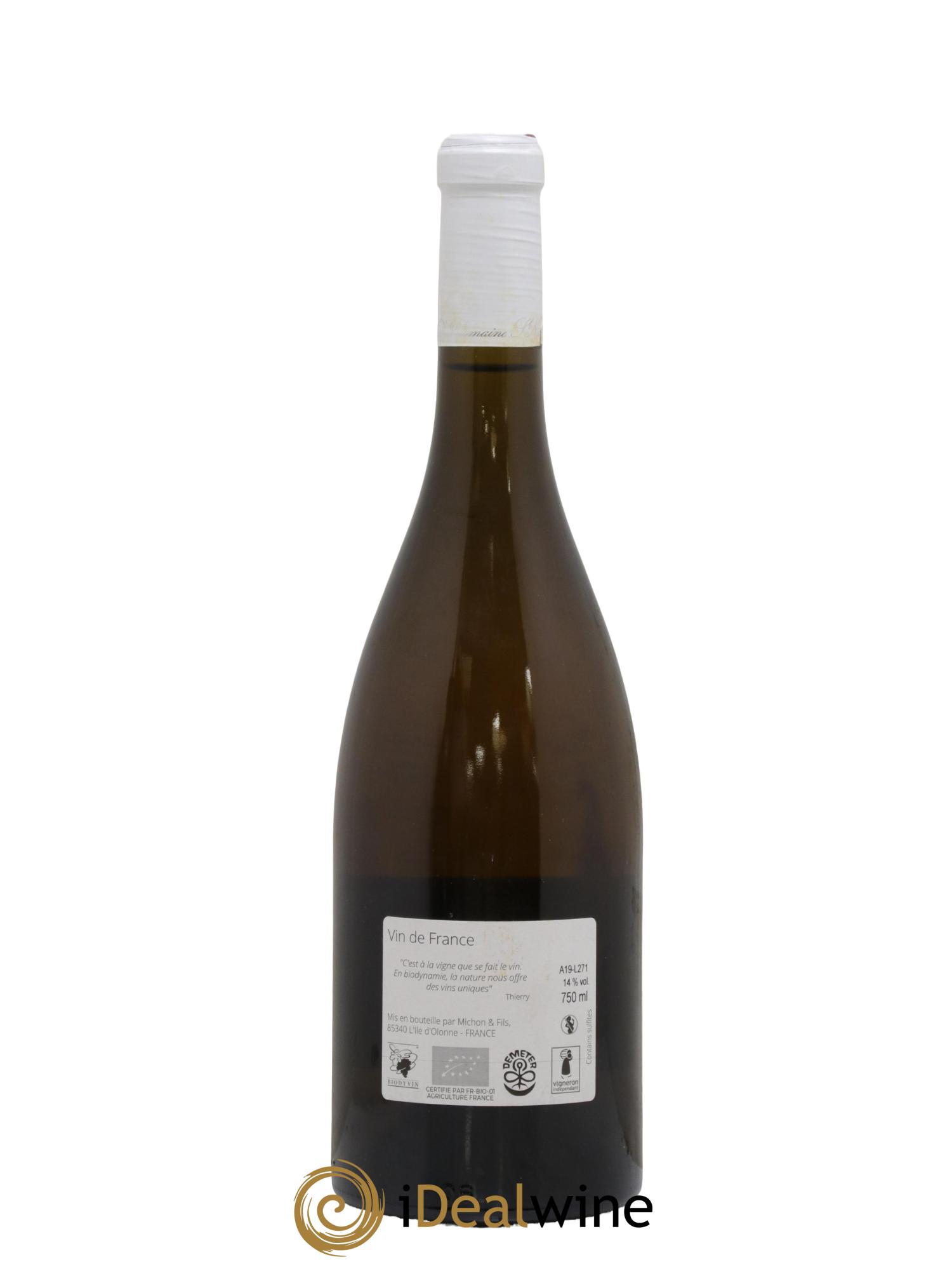 Vin de France Saint-Nicolas Les Rochais Thierry Michon 2019 - Lot de 1 bouteille - 1