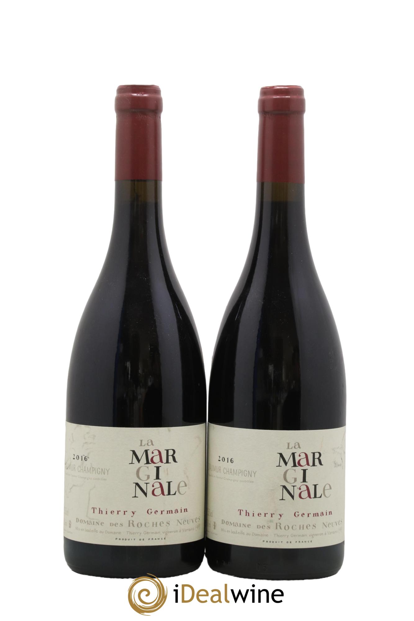 Saumur-Champigny La Marginale Domaine des Roches Neuves - Thierry Germain 2016 - Lot de 2 bouteilles - 0