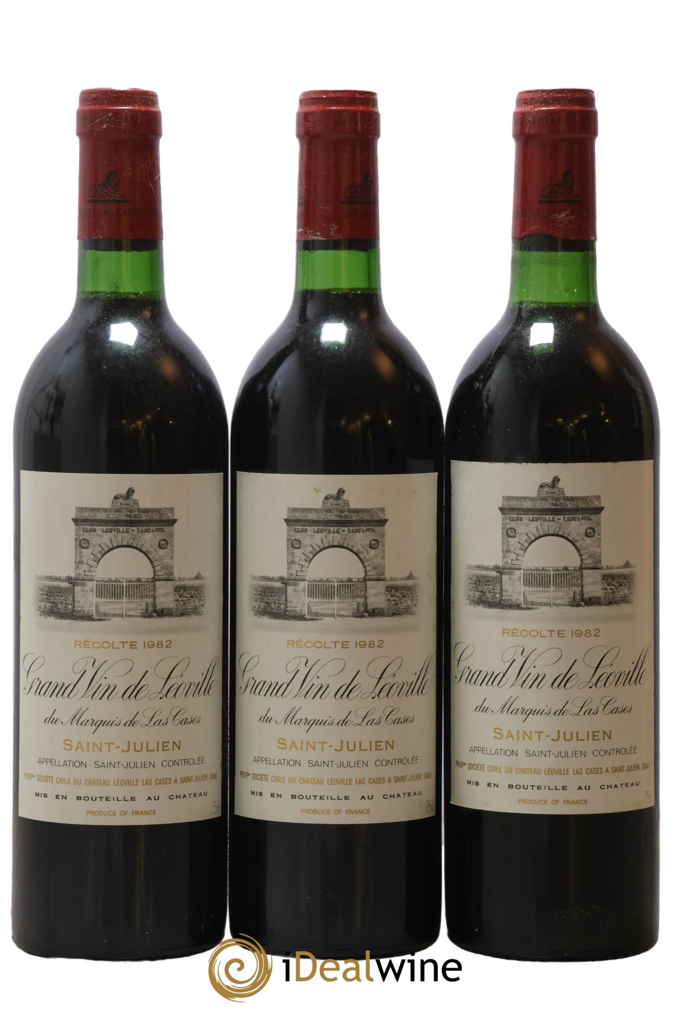 Château Léoville Las Cases 2ème Grand Cru Classé 1982 - Lot de 12 bouteilles - 4