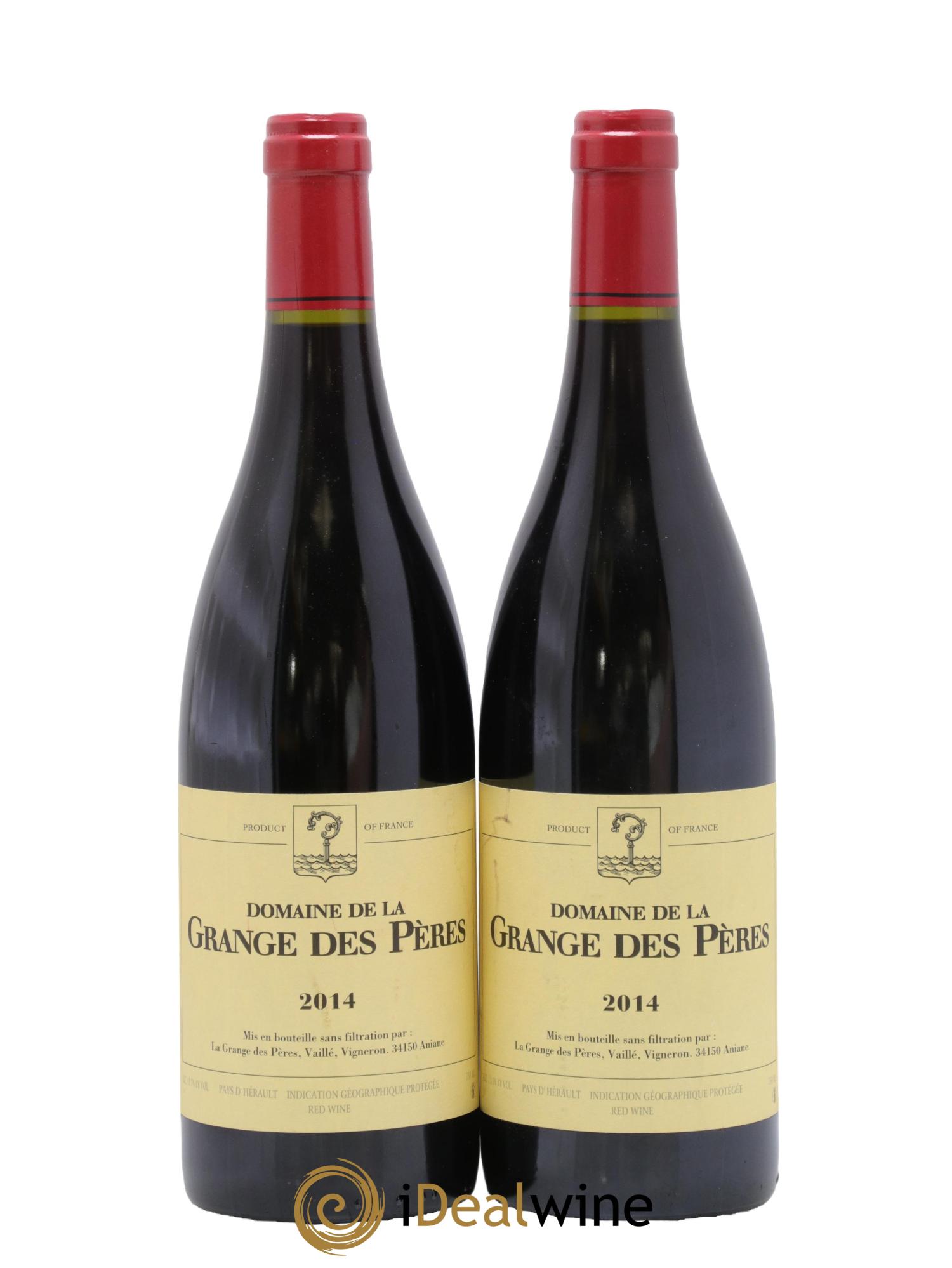 Pays d'Hérault Grange des Pères Laurent Vaillé 2014 - Lot de 2 bouteilles - 0