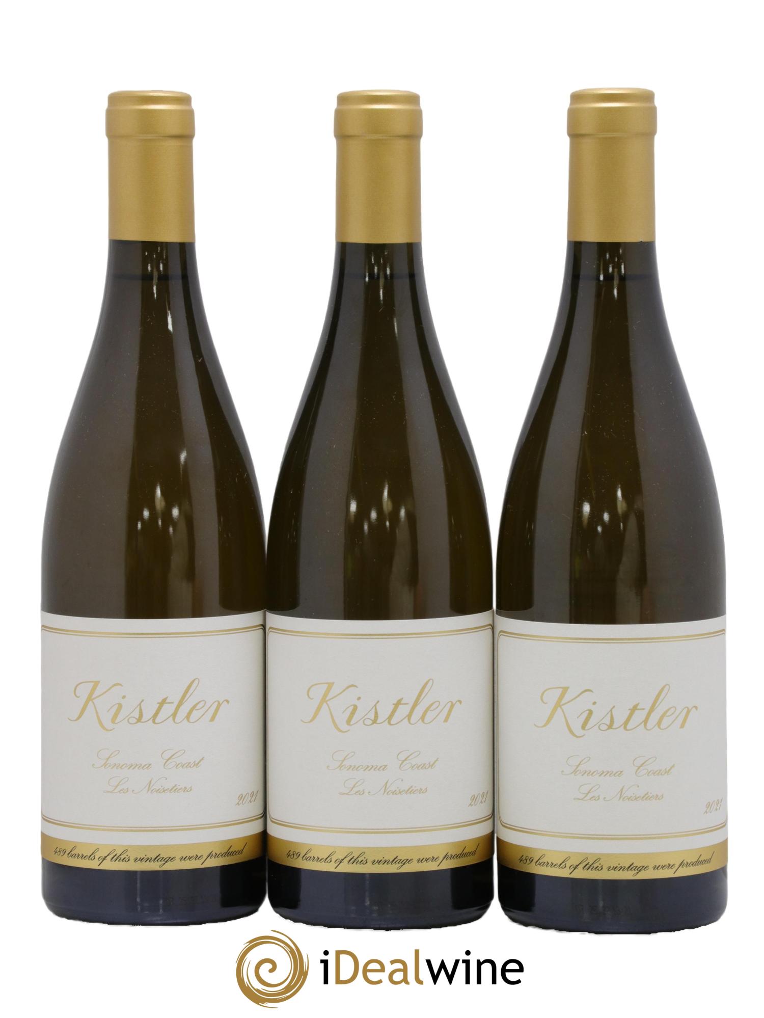 Sonoma Coast Kistler Les Noisetiers Chardonnay Kistler 2021 - Lot de 3 bouteilles - 0
