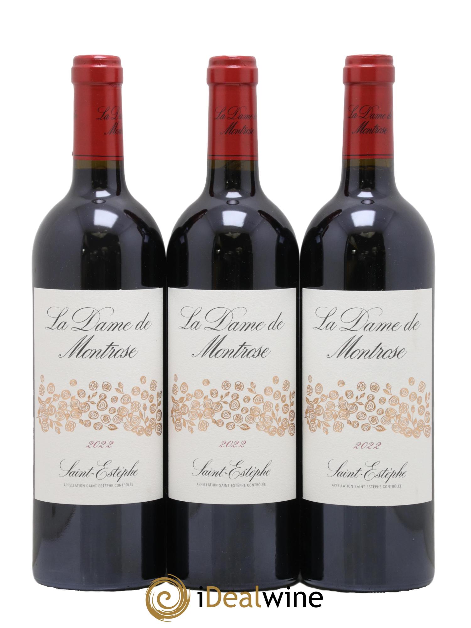 La Dame de Montrose Second Vin 2022 - Lot de 3 bouteilles - 0