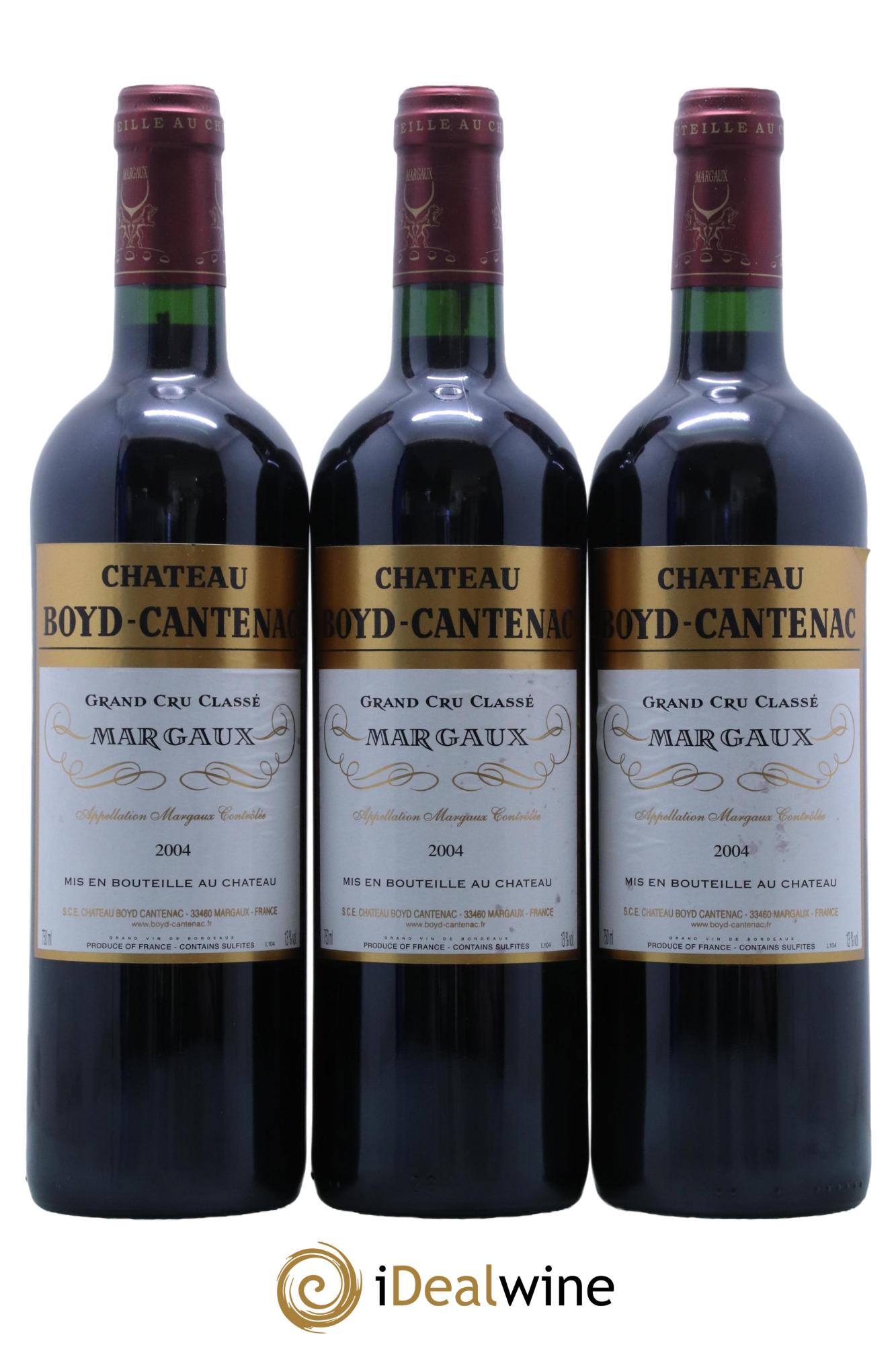 Château Boyd Cantenac 3ème Grand Cru Classé 2004 - Lot of 12 bottles - 3