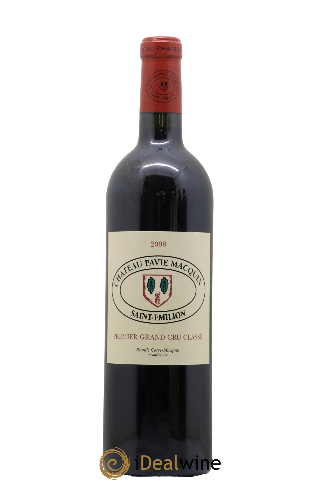 Château Pavie Macquin 1er Grand Cru Classé B 2008 - Lot de 1 bouteille - 0