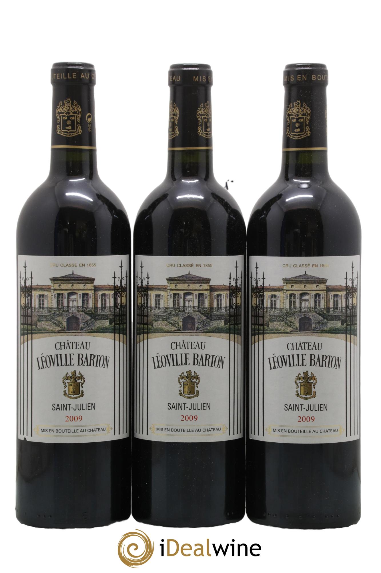Château Léoville Barton 2ème Grand Cru Classé  2009 - Lot of 6 bottles - 2