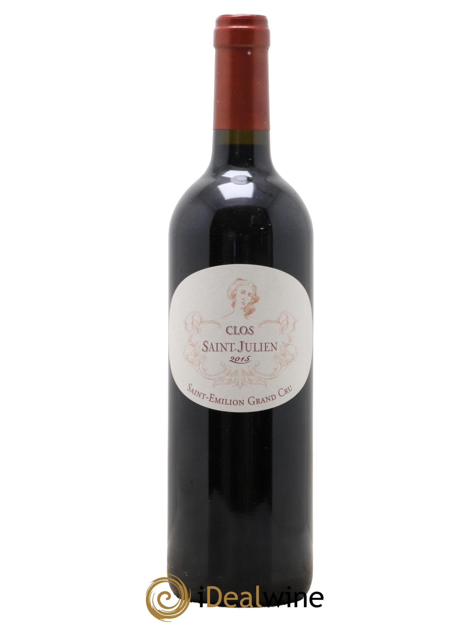 Saint-Émilion Grand Cru Clos Saint-Julien 2015 - Lot de 1 bouteille - 0