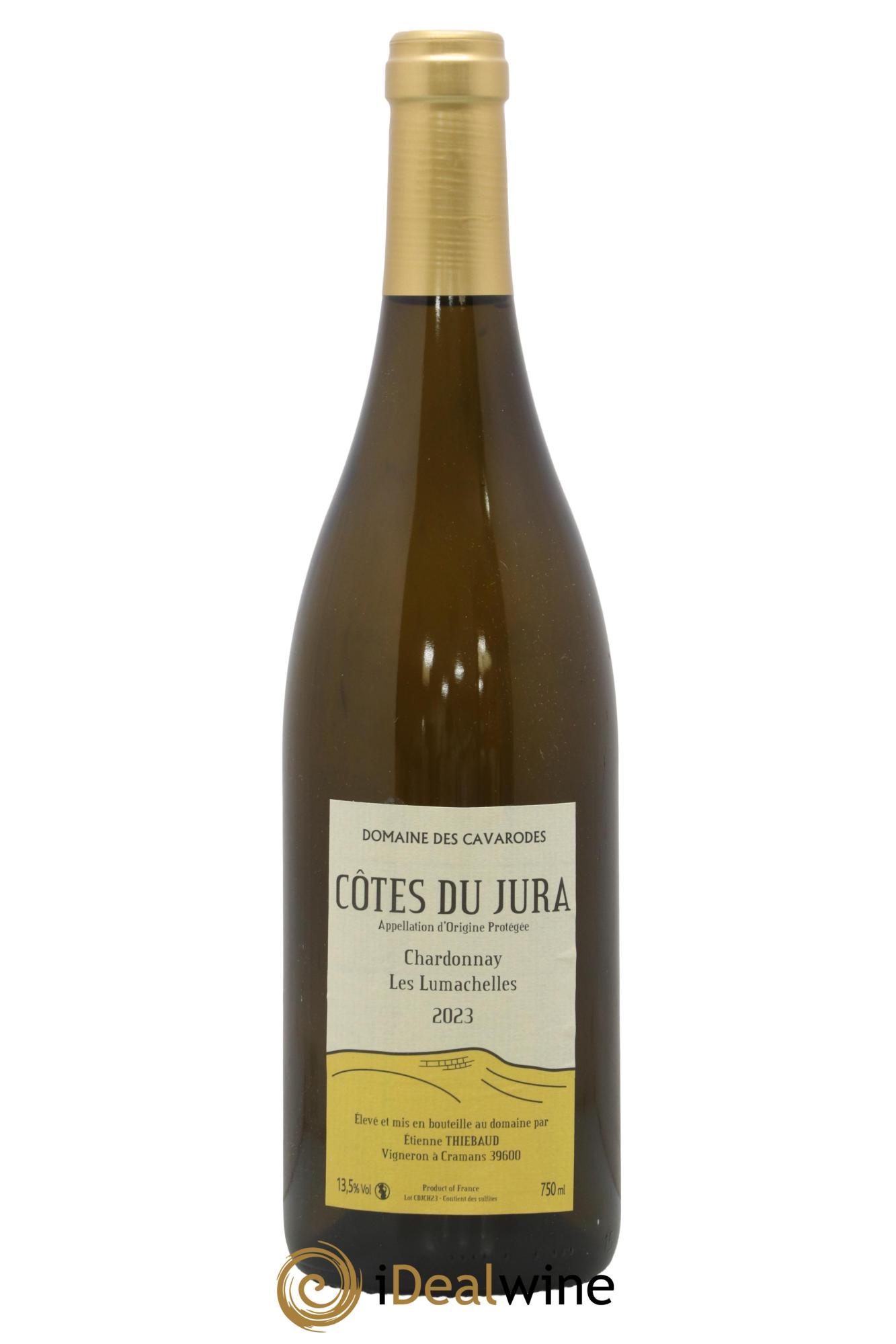 Côtes du Jura Chardonnay Les Lumachelles Cavarodes (Domaine des) - Etienne Thiébaud 2023 - Lot de 1 bouteille - 0