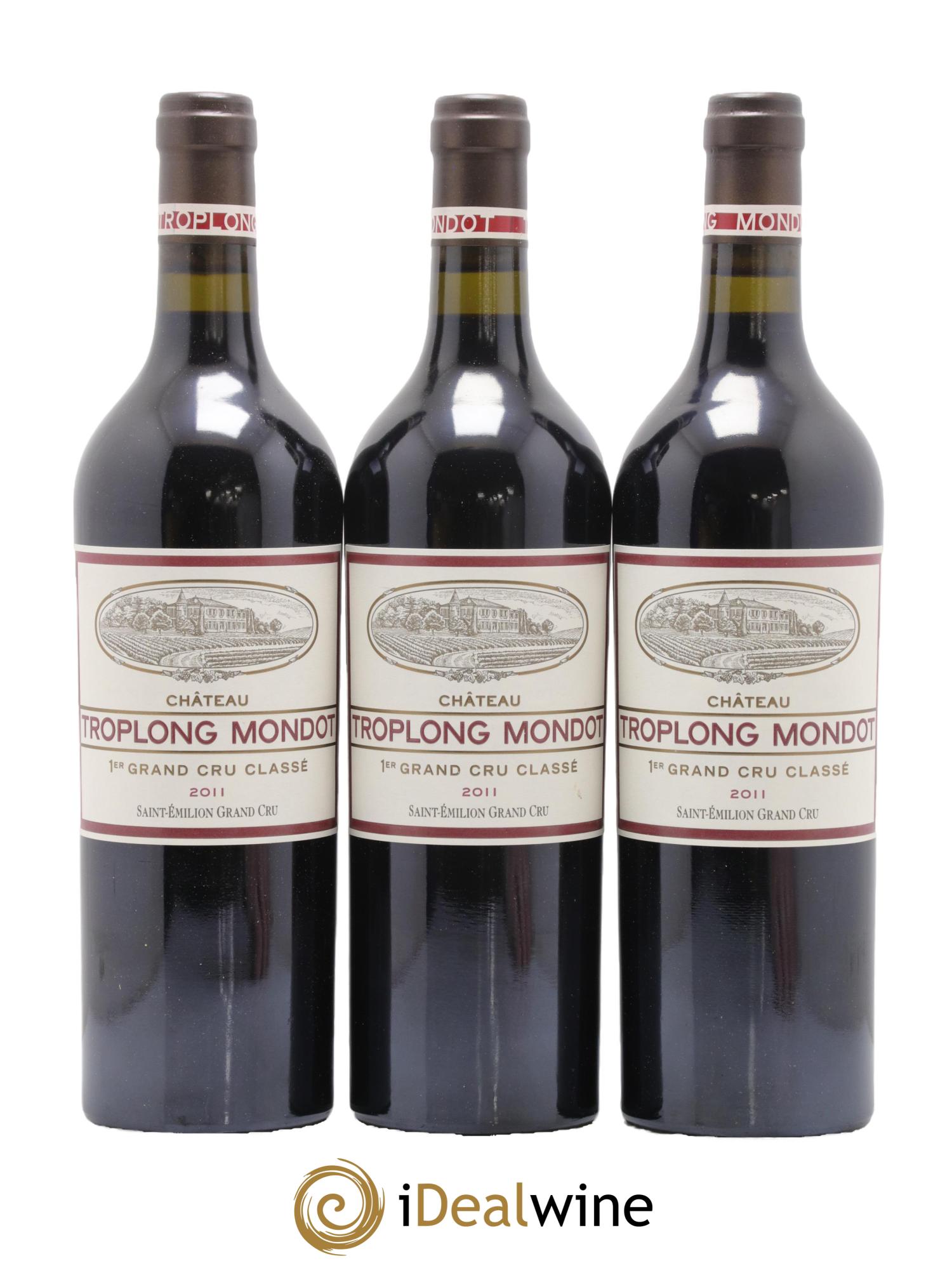 Château Troplong Mondot 1er Grand Cru Classé B 2011 - Lot de 6 bouteilles - 1