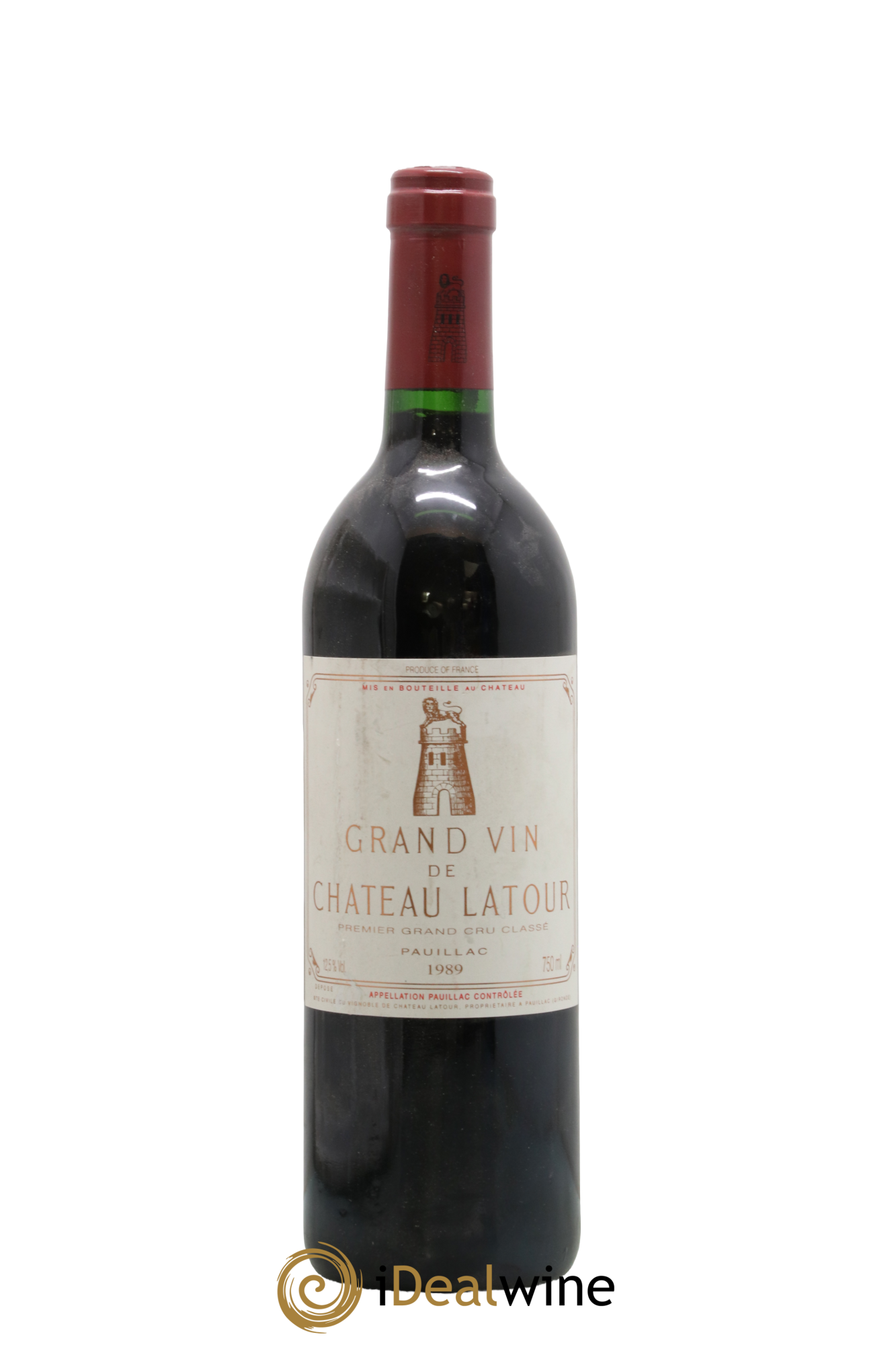 Château Latour 1er Grand Cru Classé 1989 - Lot de 1 bouteille - 0