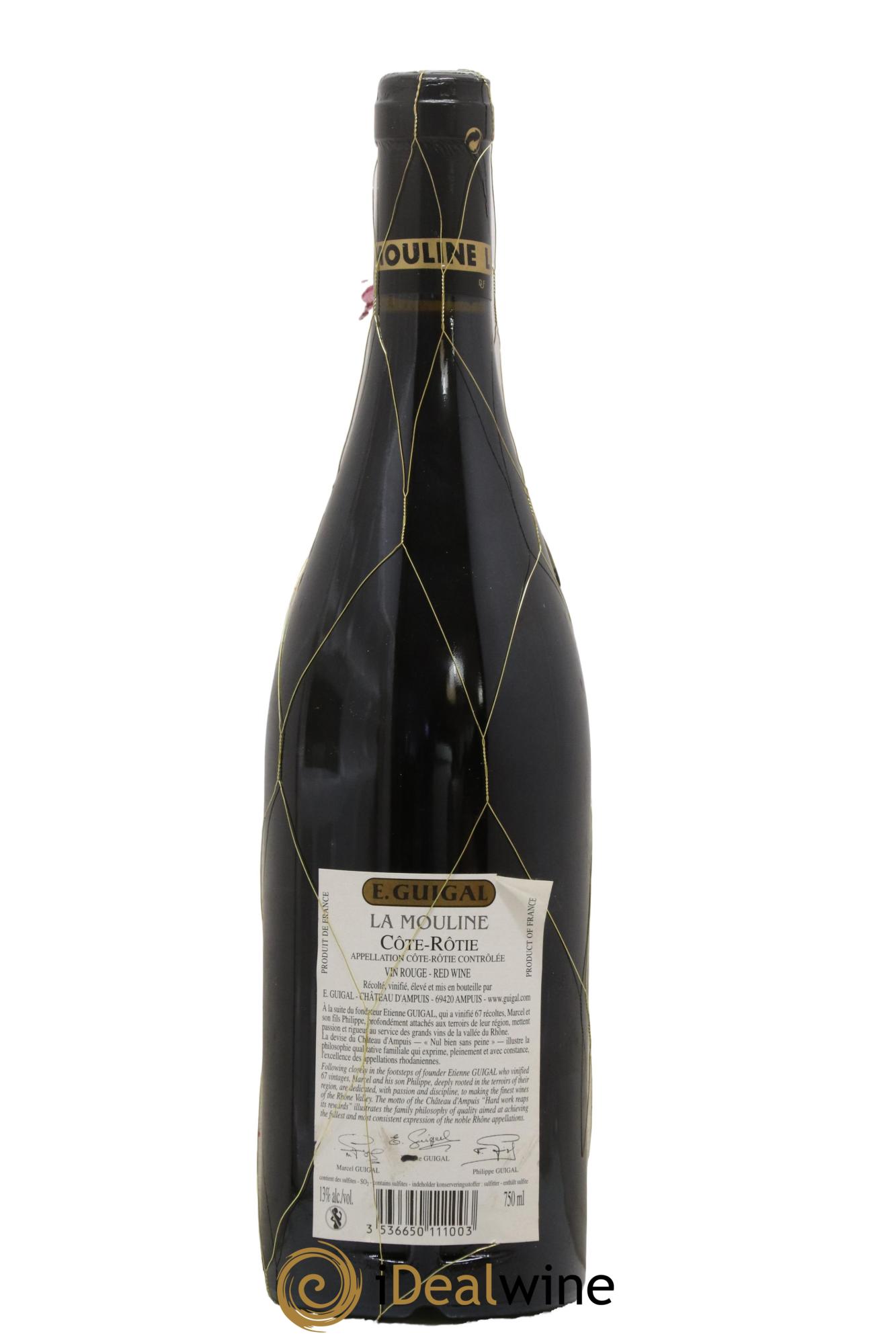 Côte-Rôtie La Mouline Guigal 2005 - Lot de 1 bouteille - 1