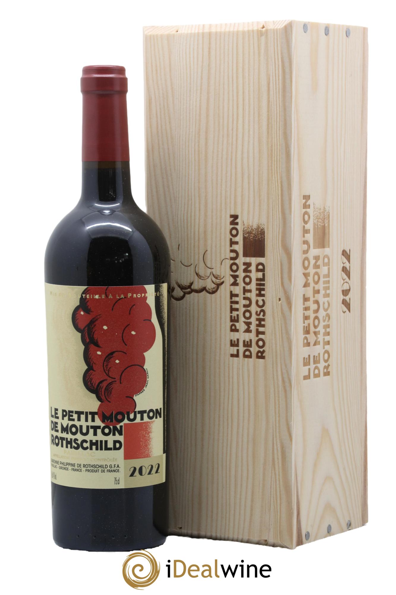 Petit Mouton Second Vin 2022 - Lot de 1 bouteille - 0