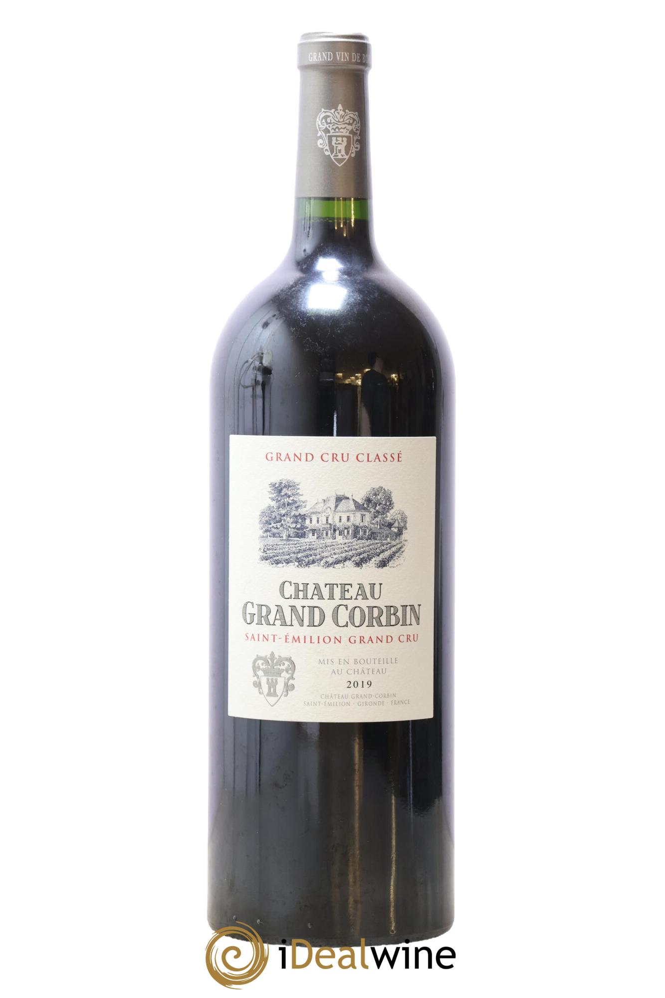 Château Grand Corbin Grand Cru Classé 2019 - Lotto di 1 magnum - 0