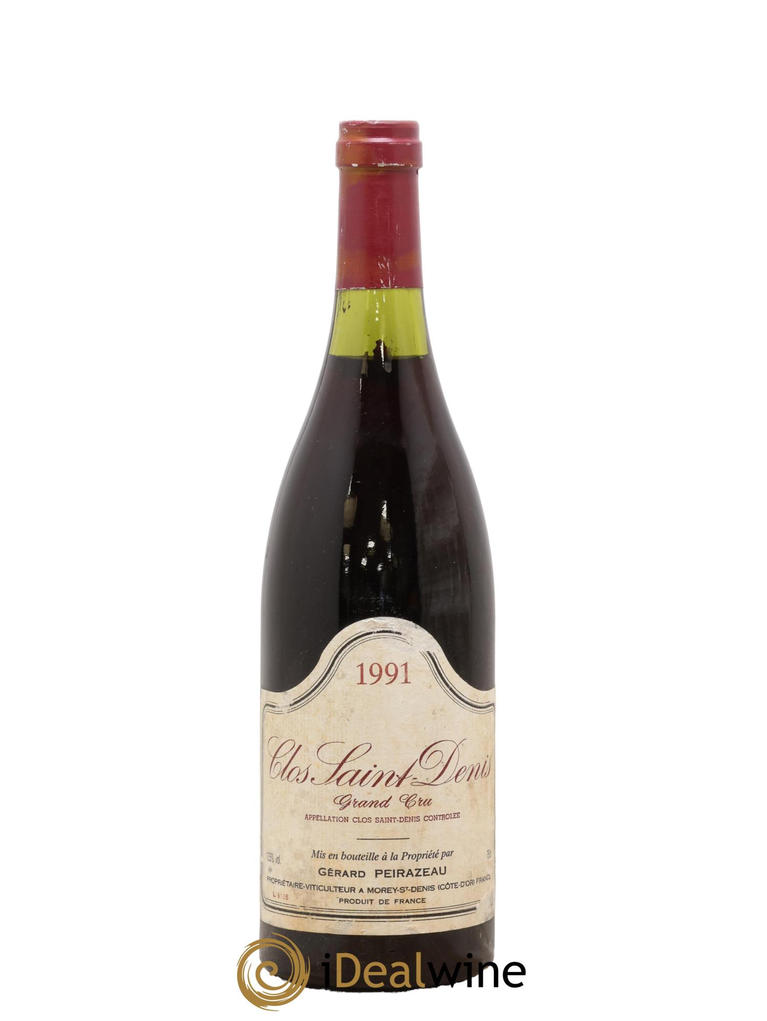 Clos Saint-Denis Grand Cru Peirazeau (Domaine) 1991 - Lot of 1 bottle - 0