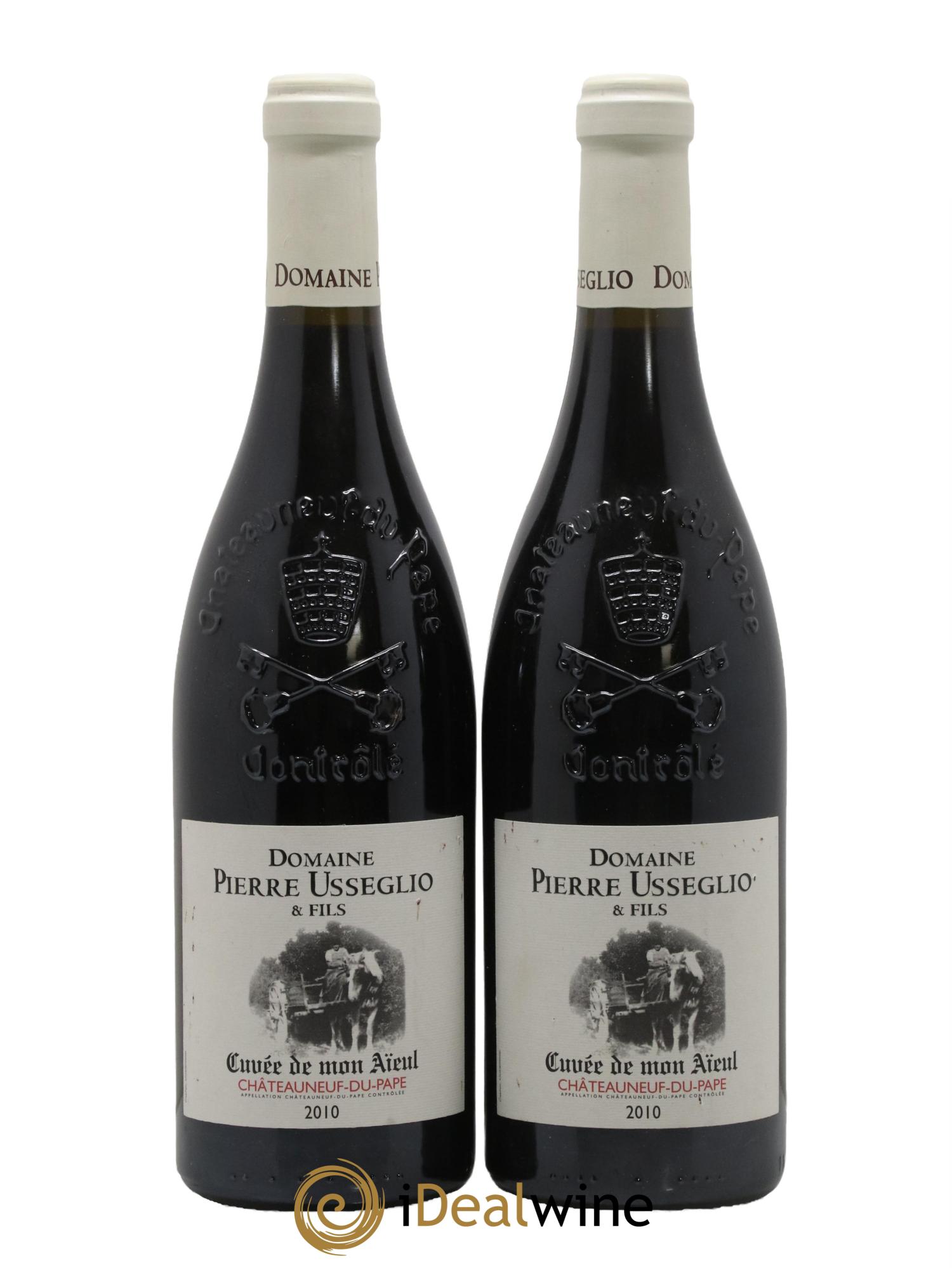 Châteauneuf-du-Pape Cuvée de mon Aïeul Pierre Usseglio & Fils 2010 - Lot de 2 bouteilles - 0