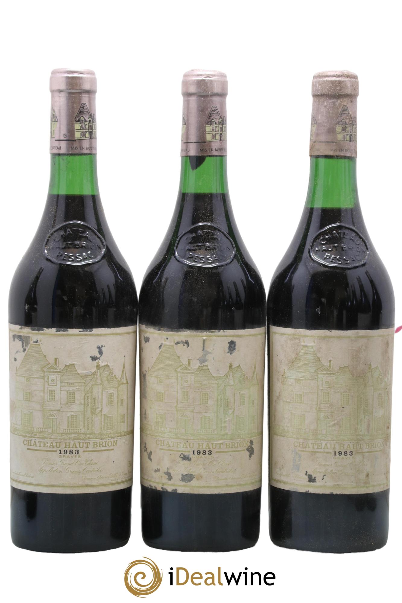 Château Haut Brion 1er Grand Cru Classé 1983 - Lot de 12 bouteilles - 2