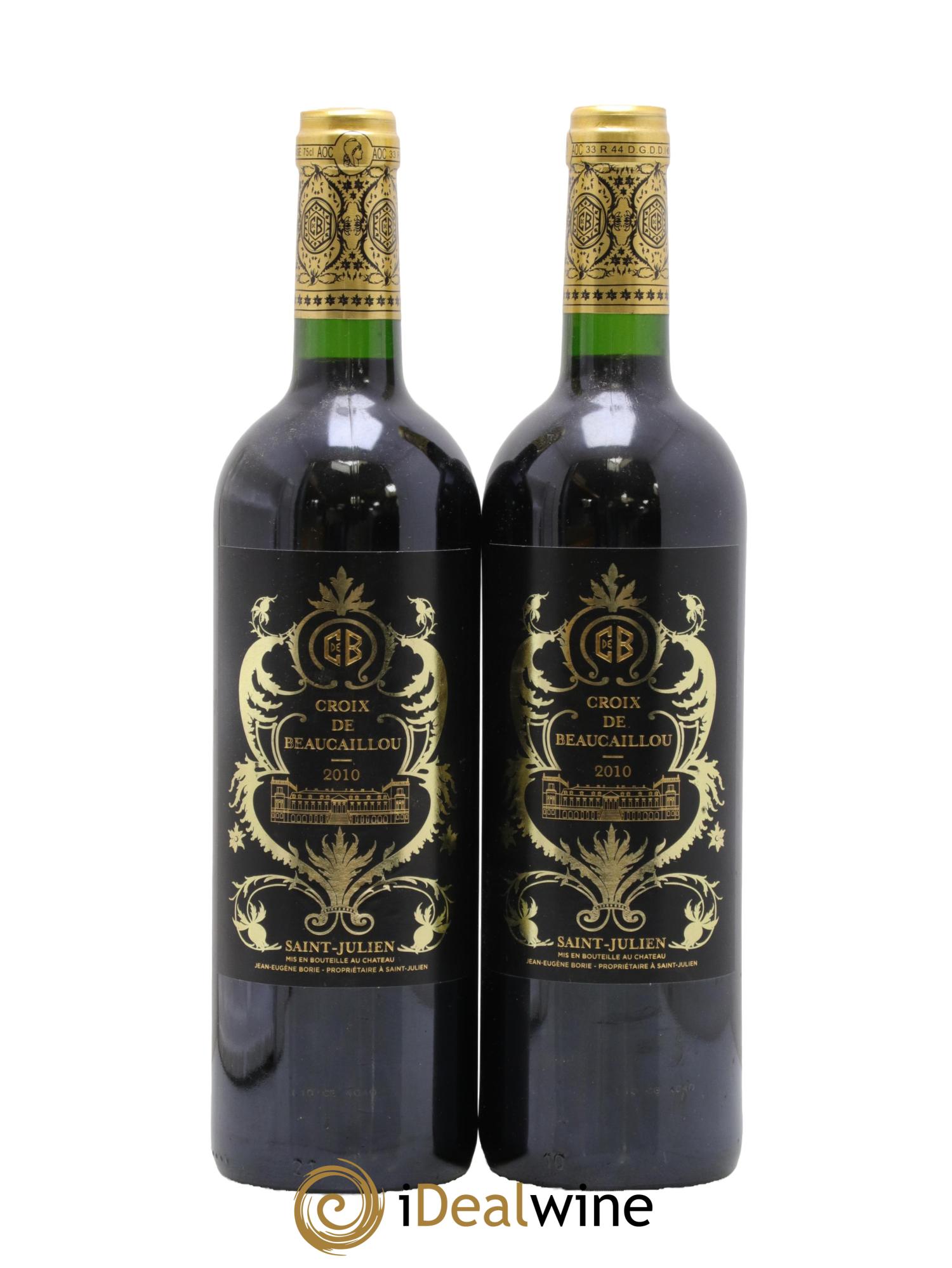 La Croix de Beaucaillou Second Vin 2010 - Lot of 2 bottles - 0