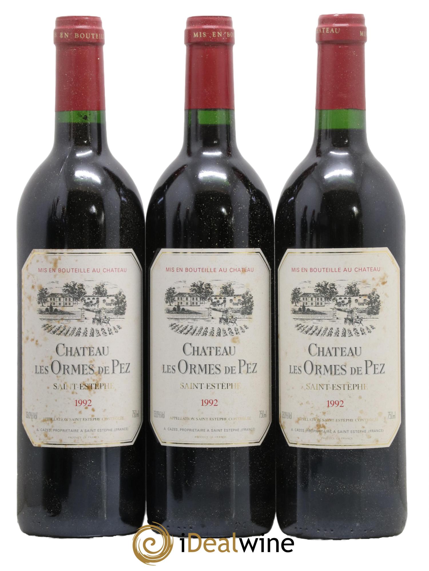 Château les Ormes de Pez 1992 - Lot de 6 bouteilles - 1