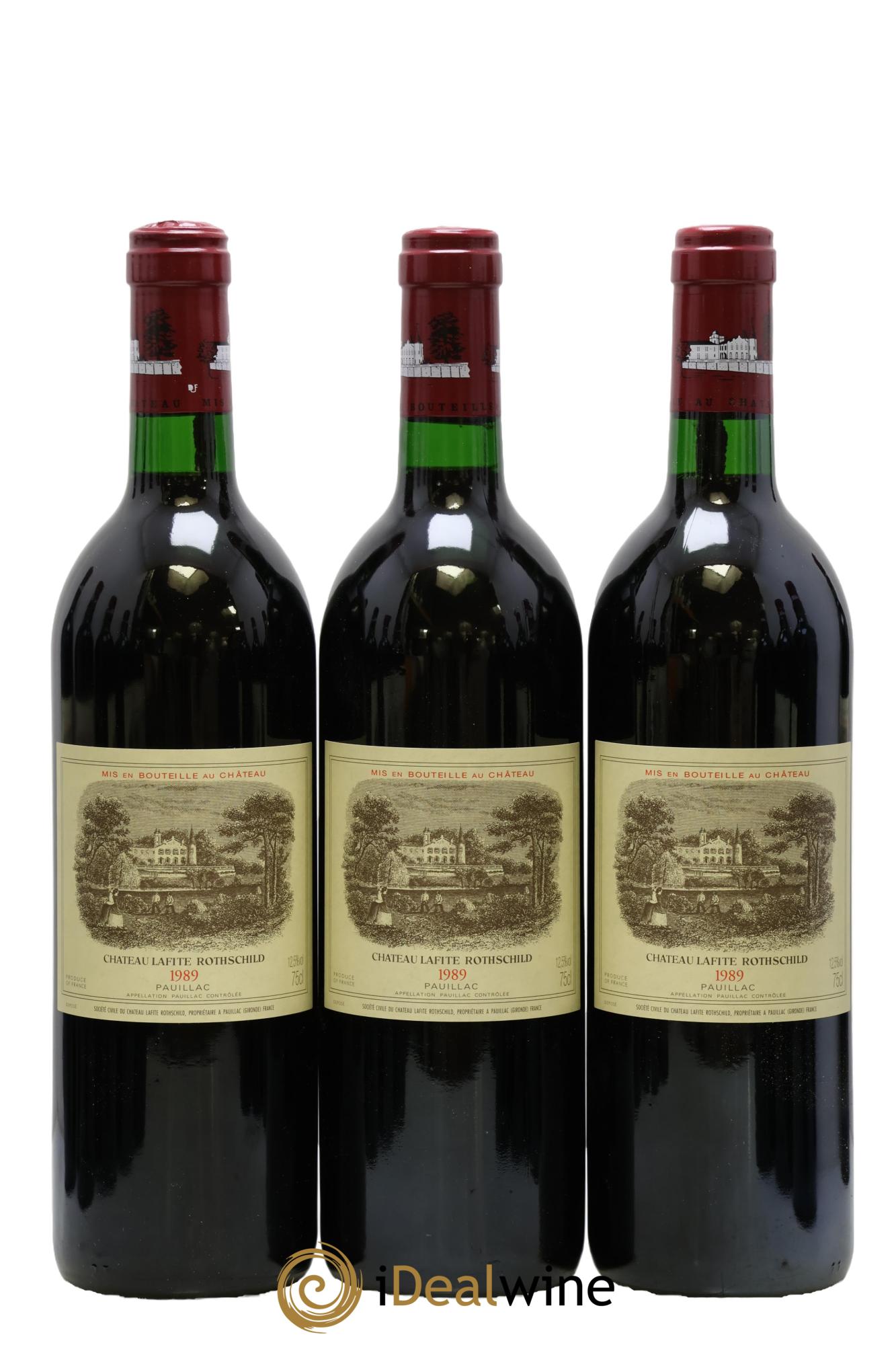 Château Lafite Rothschild 1er Grand Cru Classé 1989 - Lot de 12 bouteilles - 3