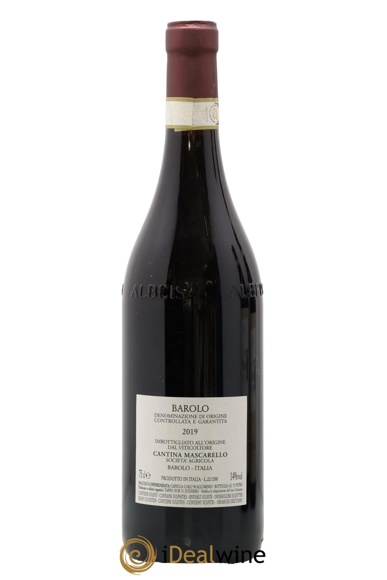 Barolo DOCG Bartolo Mascarello 2019 - Posten von 1 Flasche - 1