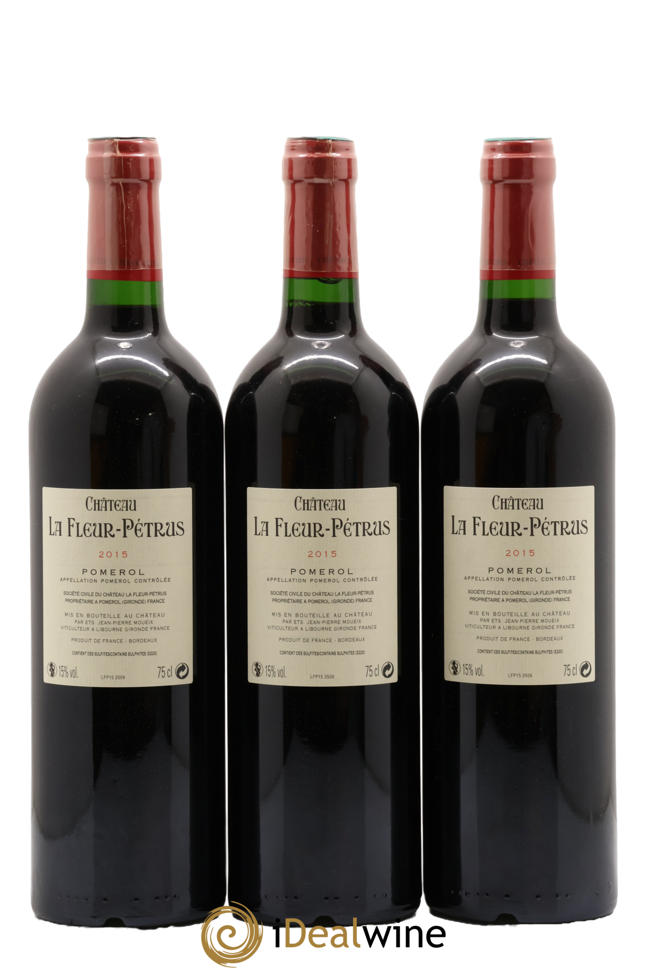 Château la Fleur Petrus 2015 - Posten von 3 Flaschen - 1