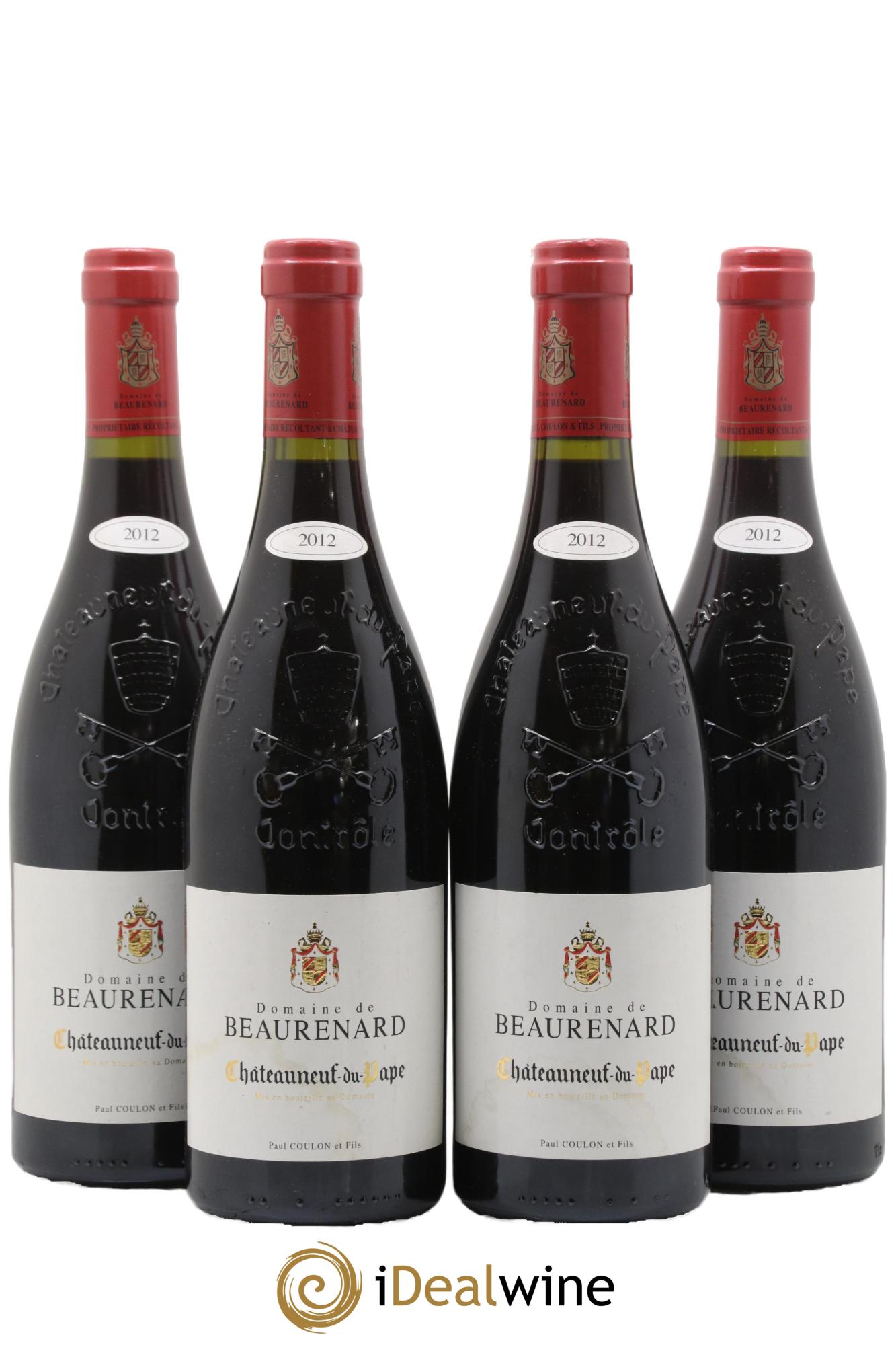 Châteauneuf-du-Pape Beaurenard (Domaine de) 2012 - Posten von 4 Flaschen - 0