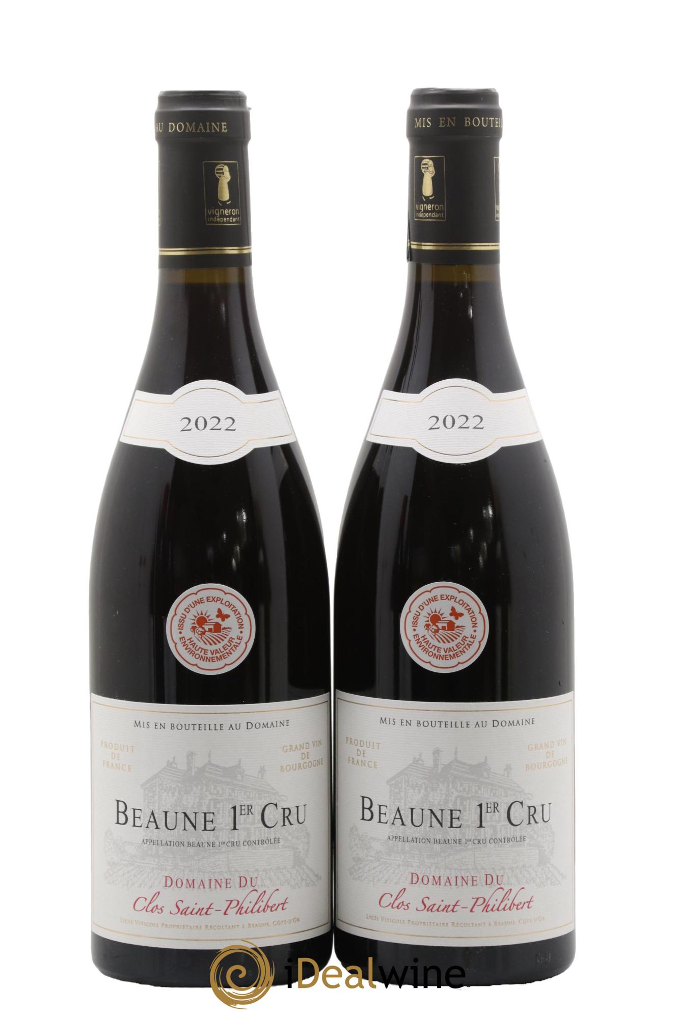 Beaune 1er Cru Domaine Du Clos Saint-Philibert 2022 - Lot of 2 bottles - 0
