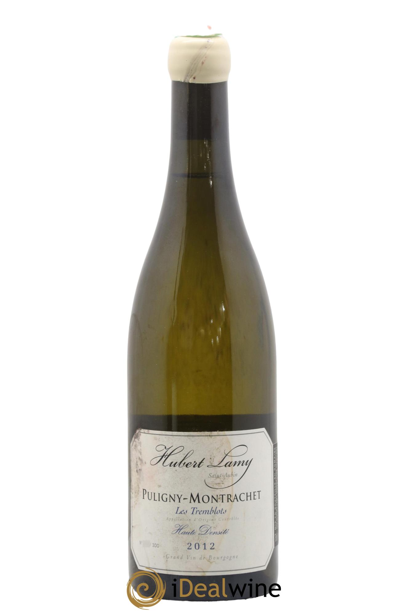 Puligny-Montrachet Les Tremblots Haute Densité Hubert Lamy 2012 - Lot de 1 bouteille - 0