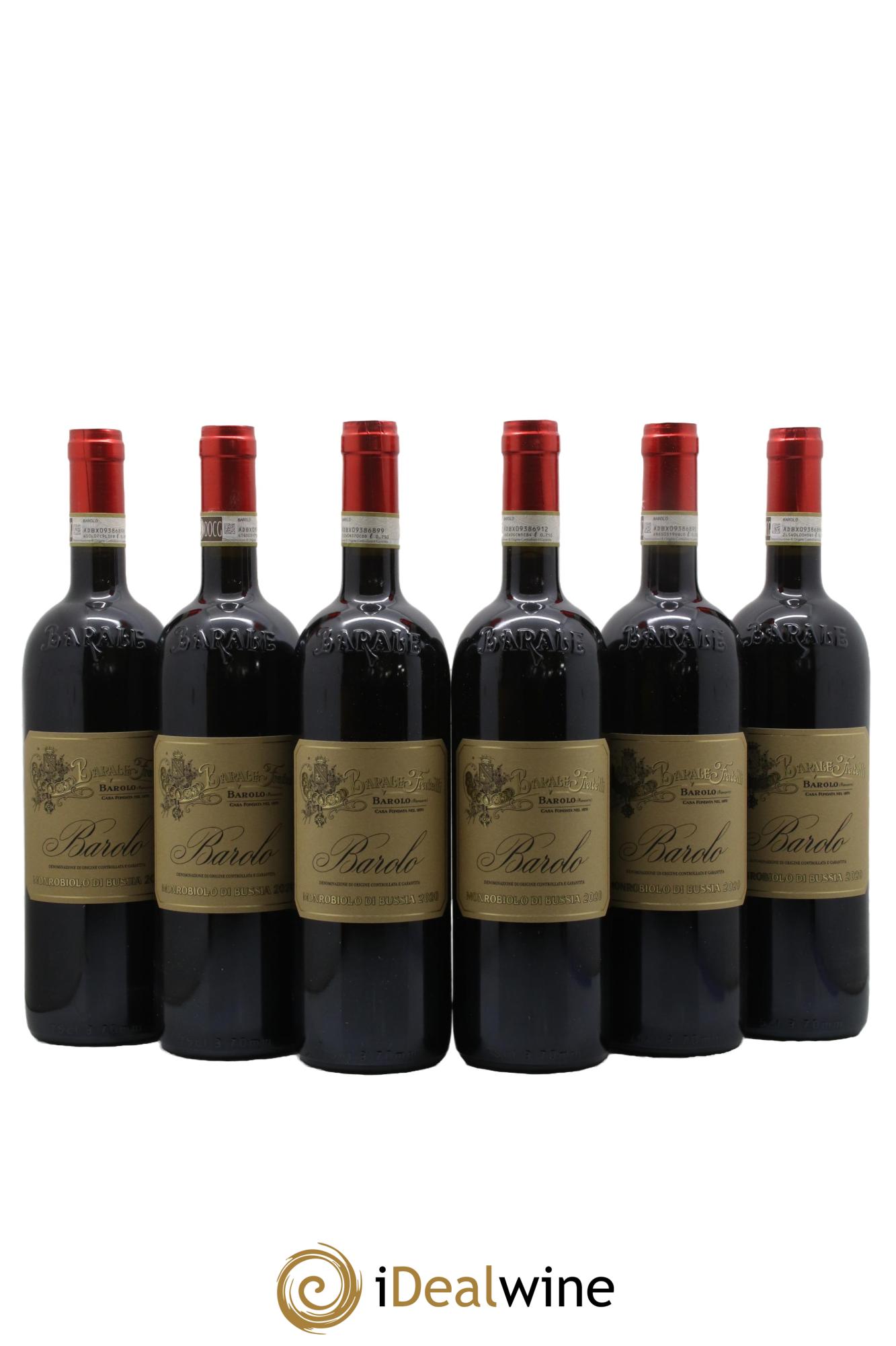 Barolo DOCG Monrobiolo du Bussia Barale Fratelli 2020 - Lotto di 6 bottiglie - 0