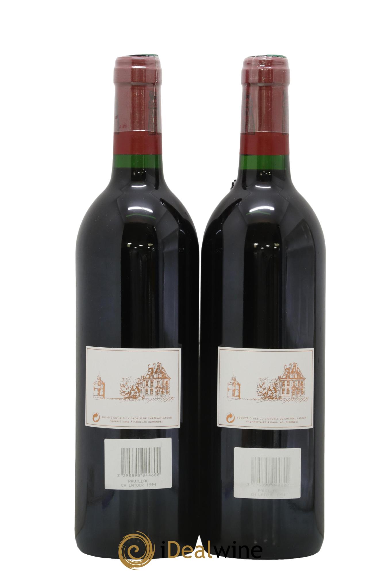 Château Latour 1er Grand Cru Classé 1994 - Lot of 2 bottles - 1