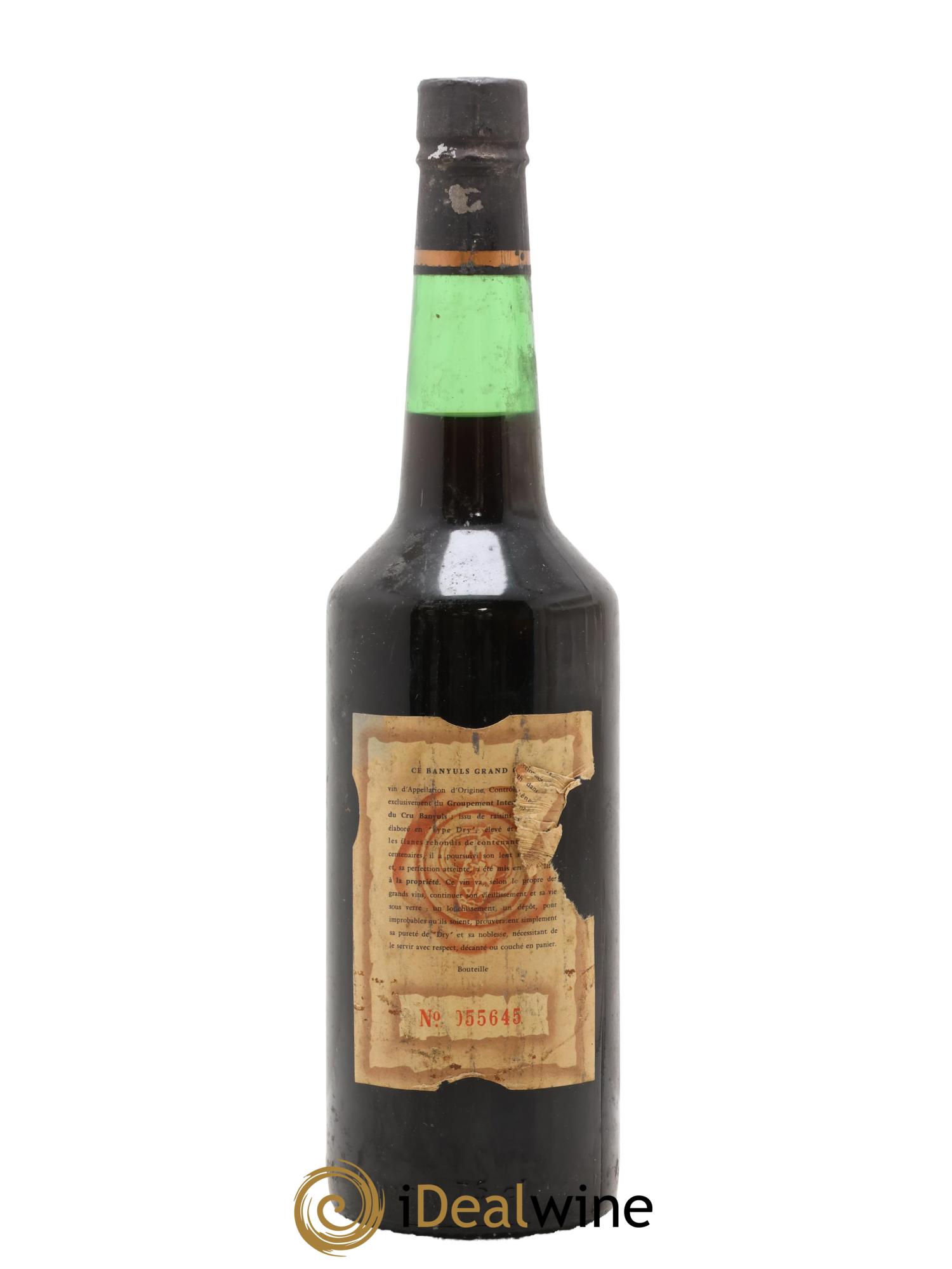 Banyuls Grand Cru Templiers Ancestral 1963 - Posten von 1 Flasche - 1