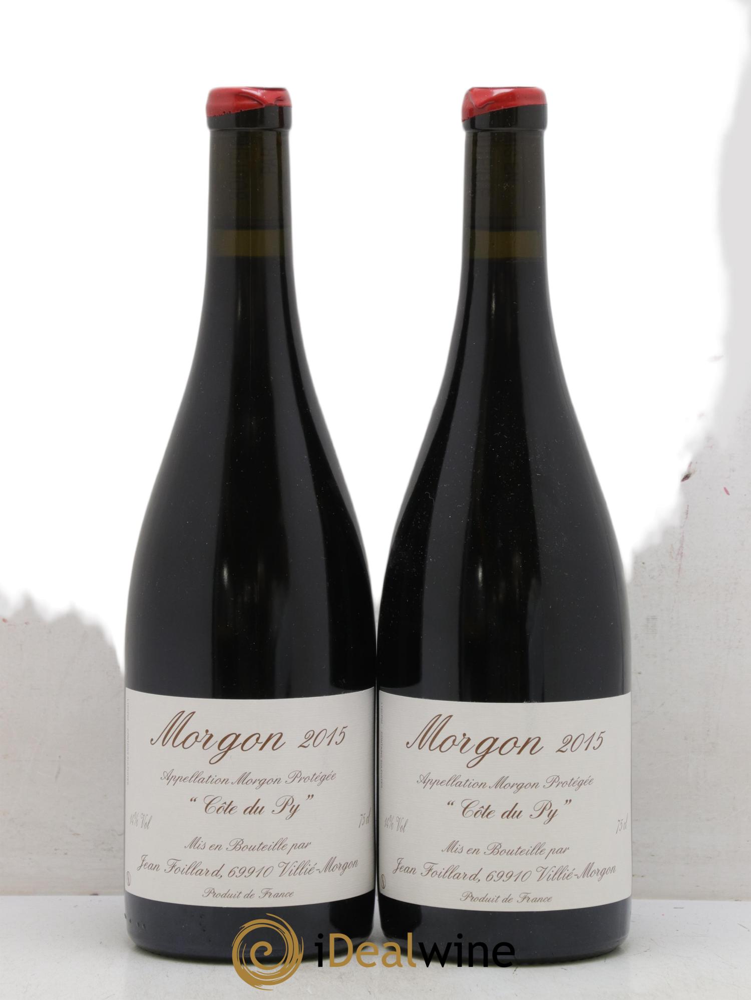 Morgon Côte du Py Jean Foillard 2015 - Lot de 2 bouteilles - 0