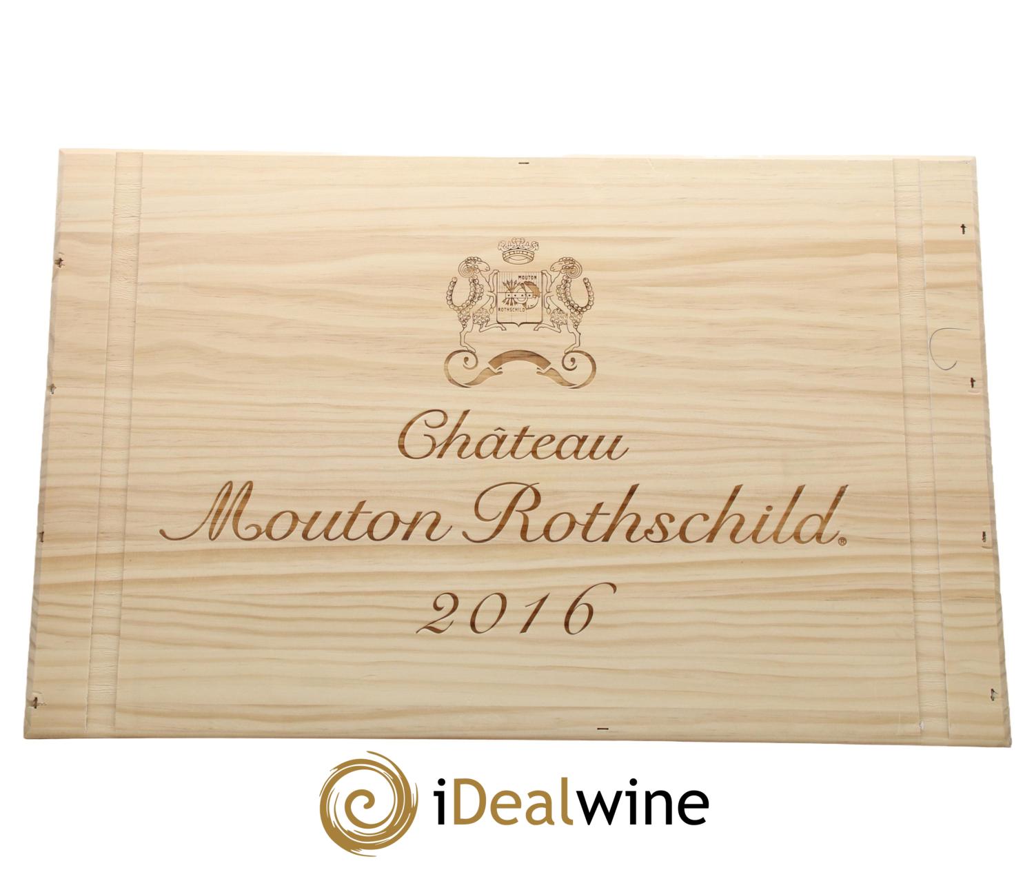Château Mouton Rothschild 1er Grand Cru Classé 2016 - Lot de 6 bouteilles - 6