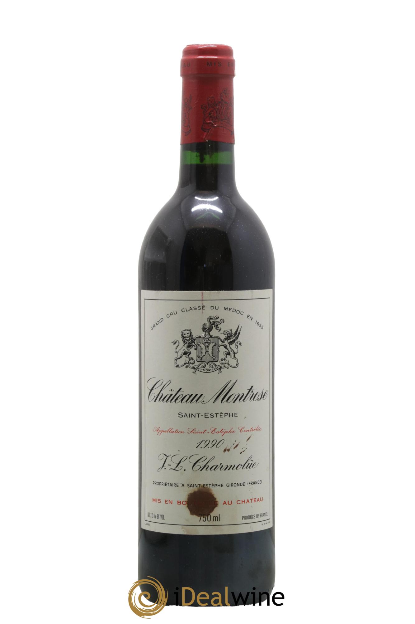 Château Montrose 2ème Grand Cru Classé 1990 - Lot de 1 bouteille - 0