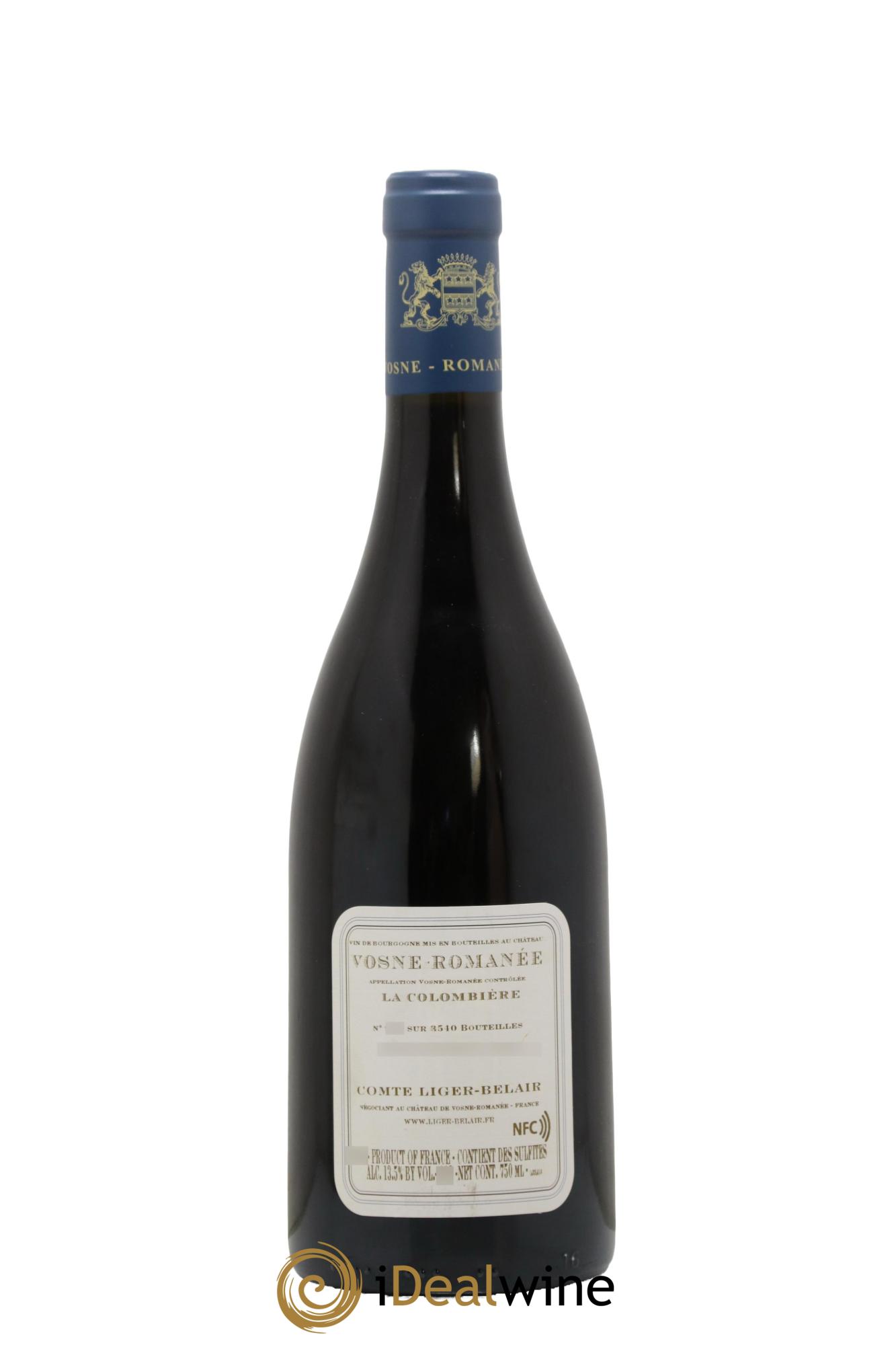 Vosne-Romanée La Colombière Comte Liger-Belair (Domaine du) 2018 - Lot de 1 bouteille - 1