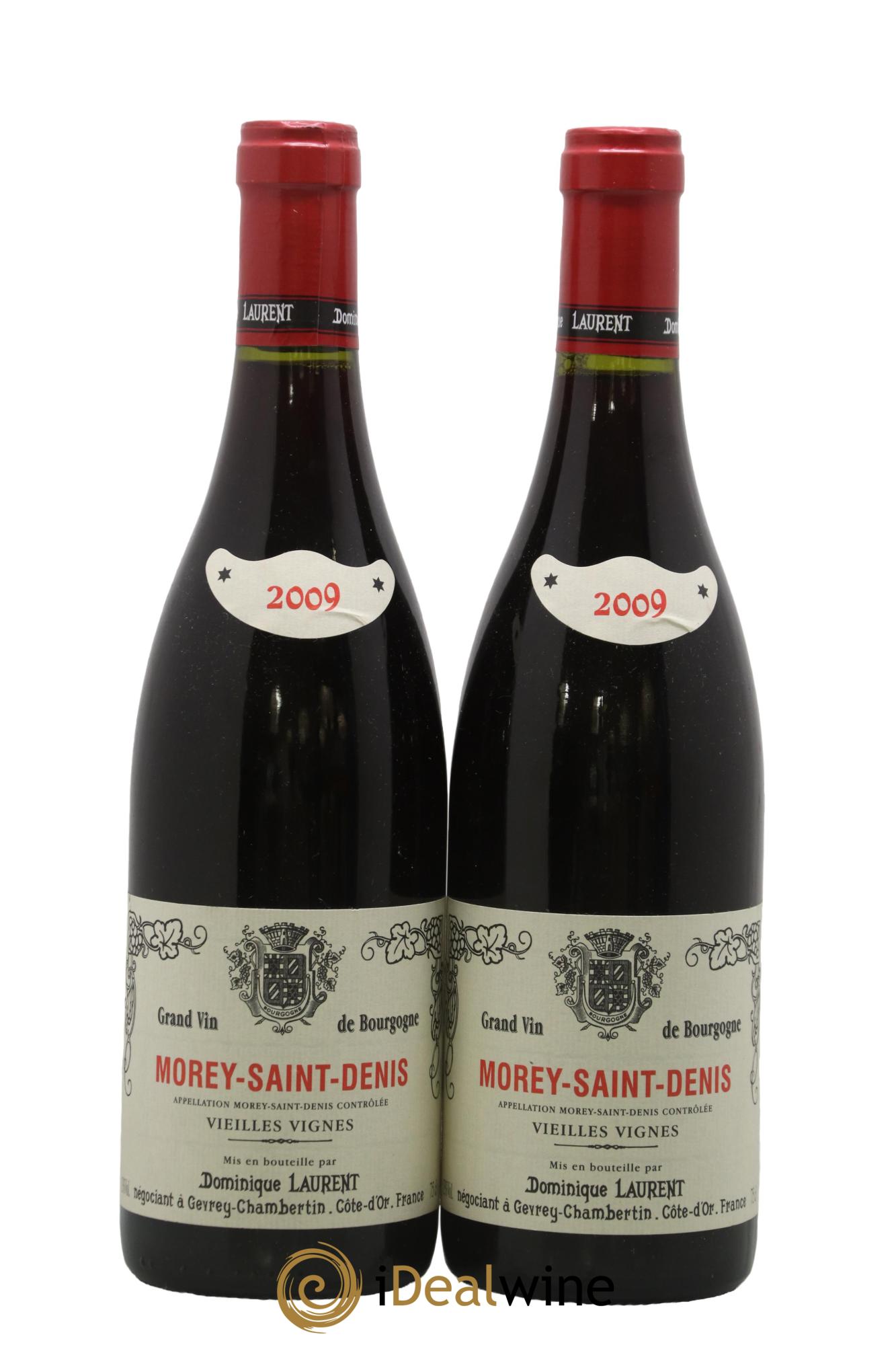 Morey Saint-Denis 1er Cru Vieilles Vignes Dominique Laurent 2009 - Lot of 2 bottles - 0