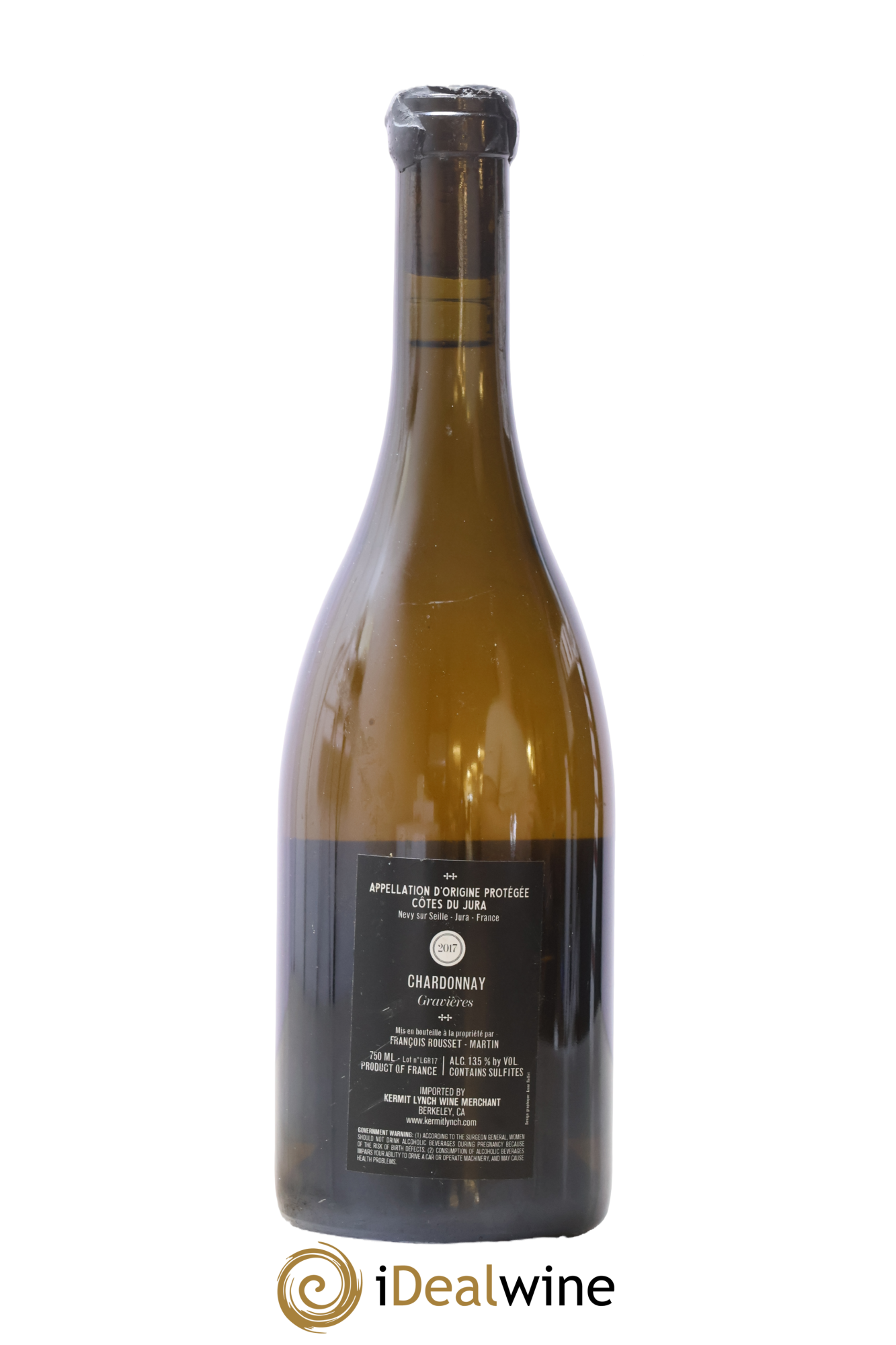 Vin de France Gravières François Rousset Martin 2017 - Lot of 1 bottle - 1